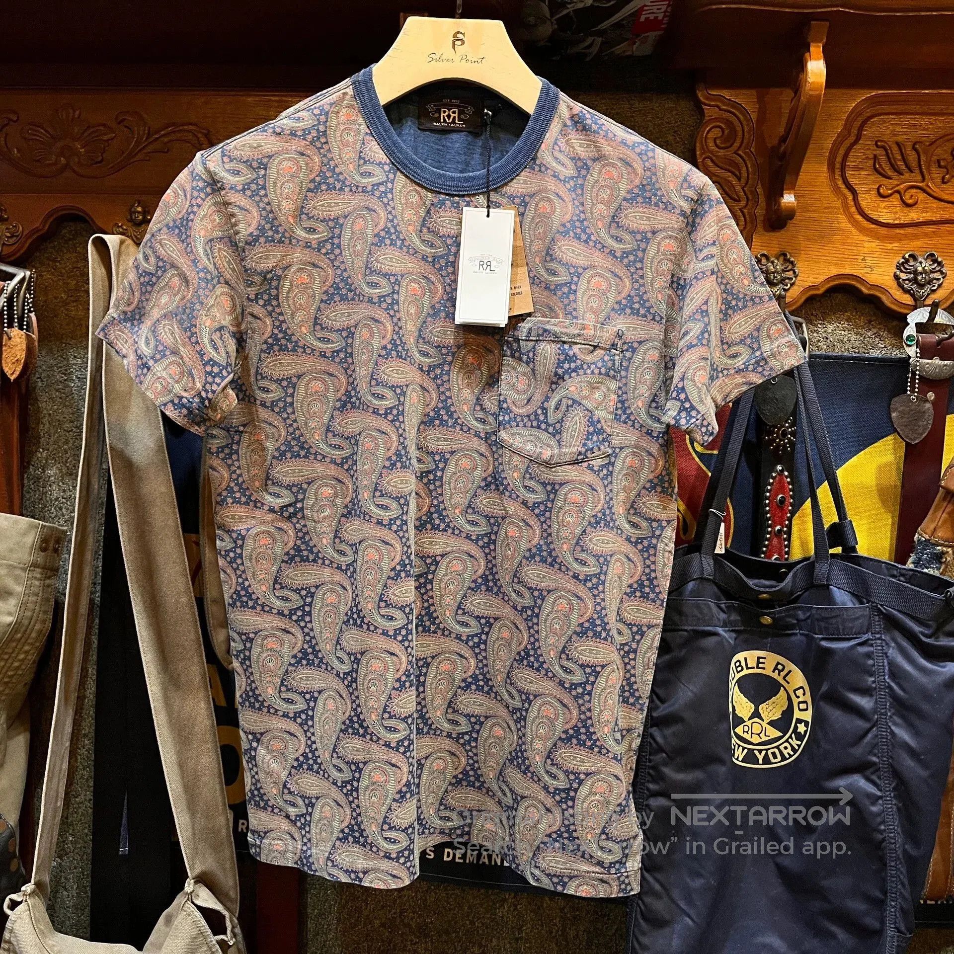 RRL Ralph Lauren RRL Blue Dye Cotton Short Sleeve Tee. Size US M / EU 48-50 / 2 - 1 Thumbnail
