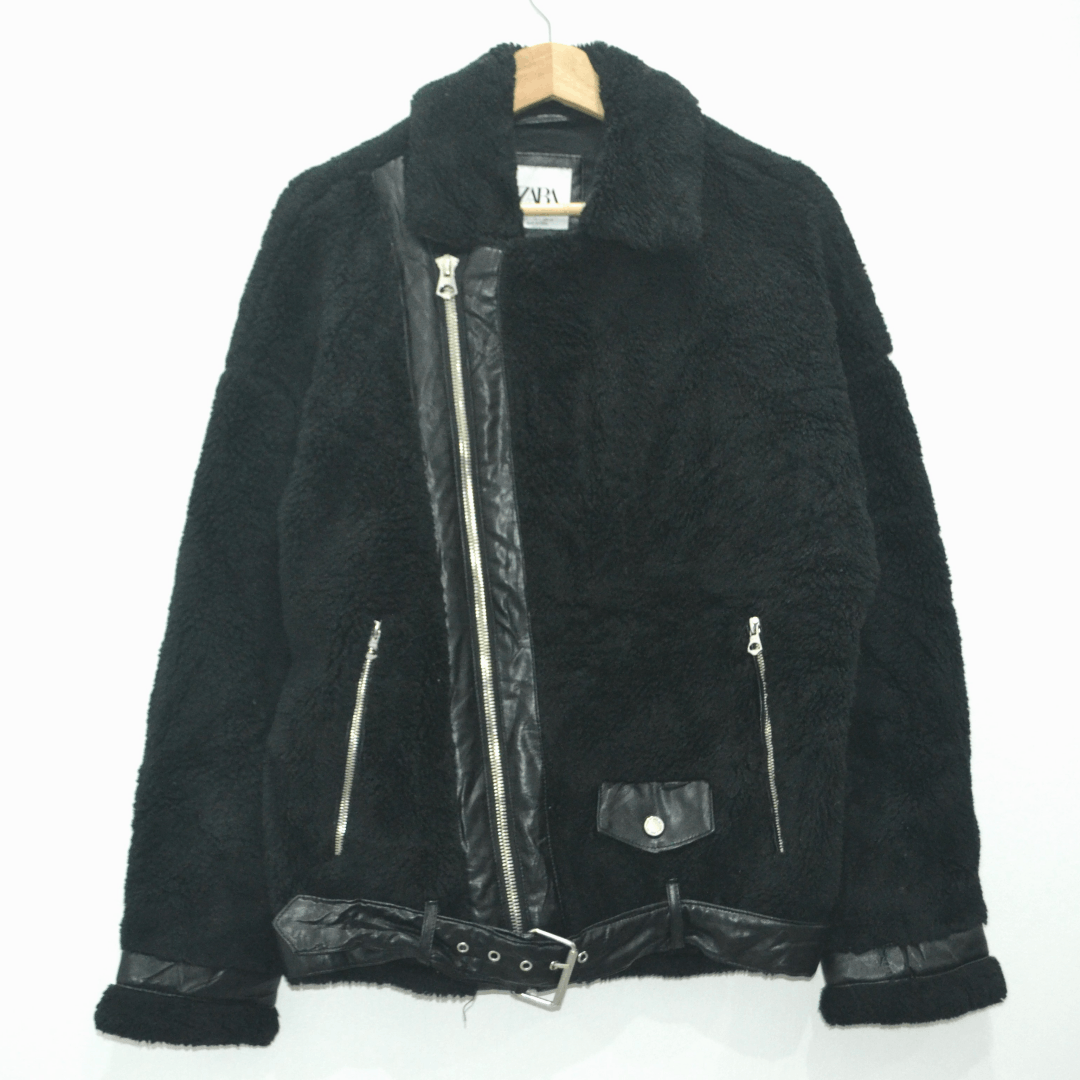 Other Zara Sherpa/Fleece Casual Jacket (Unisex) Size US M / EU 48-50 / 2 - 1 Thumbnail
