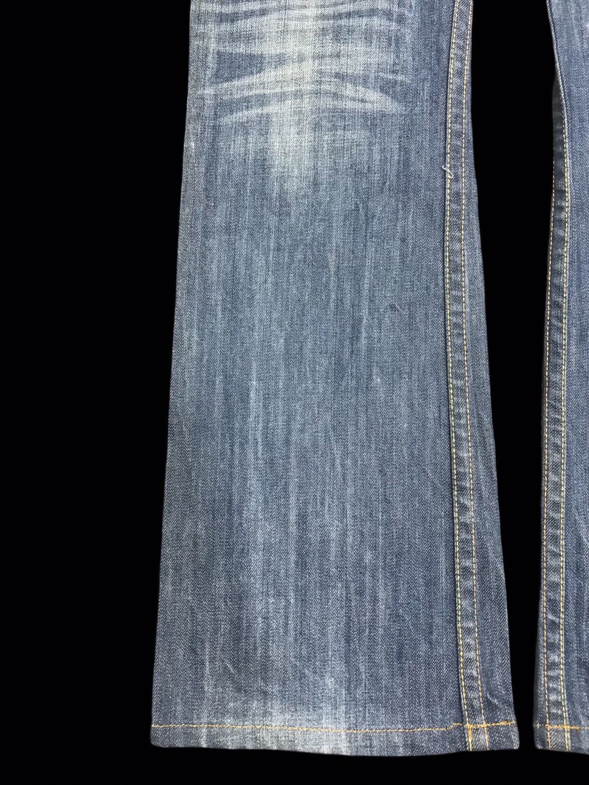 Japanese Brand 💥FLARE💥ARCHIVAL REDPEPPER CHIEFHEAD EMBROIDERY DENIM F257 Size US 31 - 17 Thumbnail