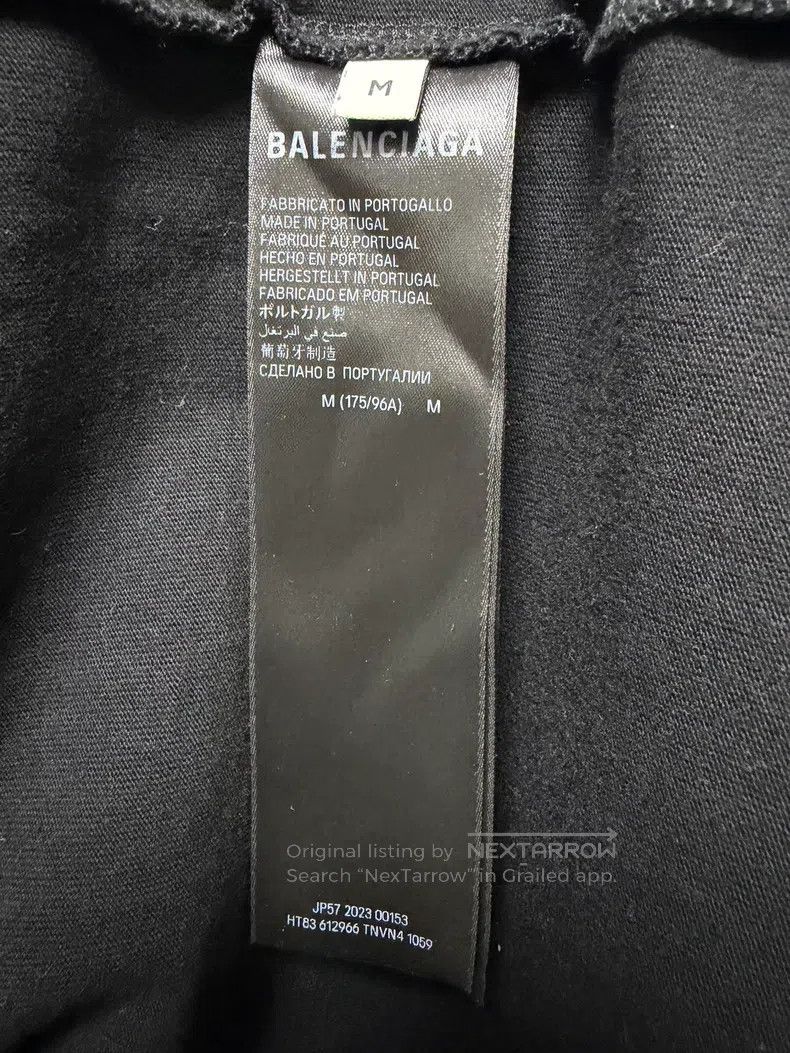 Balenciaga Balenciaga Black Short Sleeve T-Shirt Size US M / EU 48-50 / 2 - 4 Thumbnail