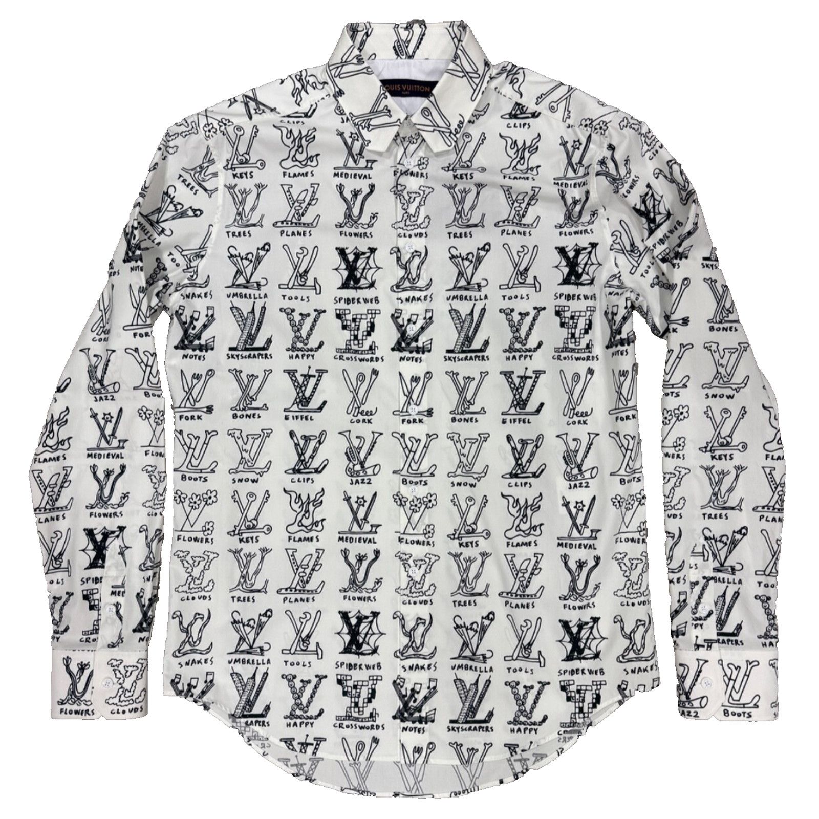 Louis Vuitton Louis Vuitton Placed Graphic Regular Long Sleeve Monogram Size US M / EU 48-50 / 2 - 1 Thumbnail