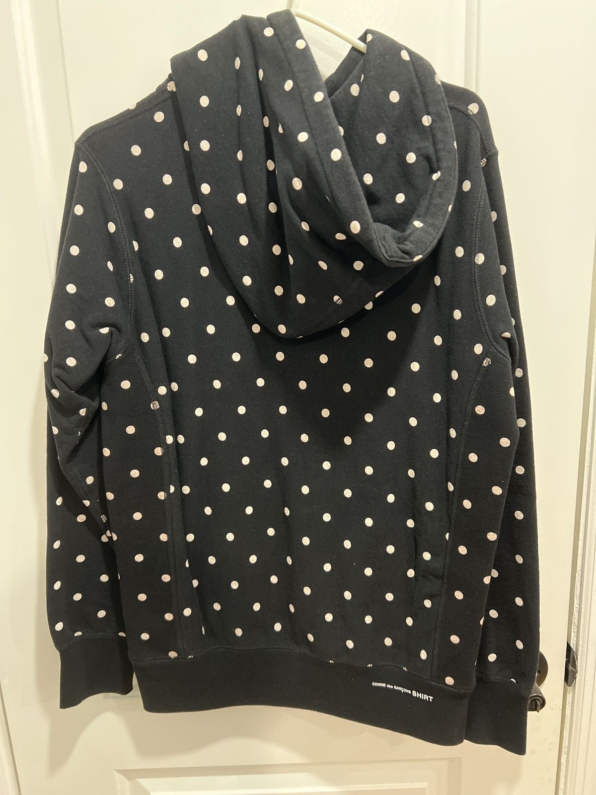 Supreme cdg box logo hoodie polka dot online