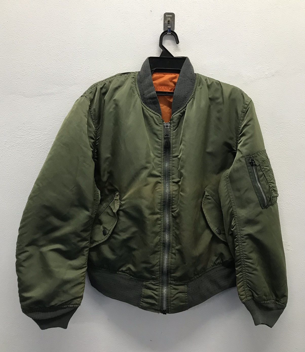 Alpha Industries × Vintage Vintage Alpha Industries Made In Usa Jacket Size US L / EU 52-54 / 3 - 1 Thumbnail