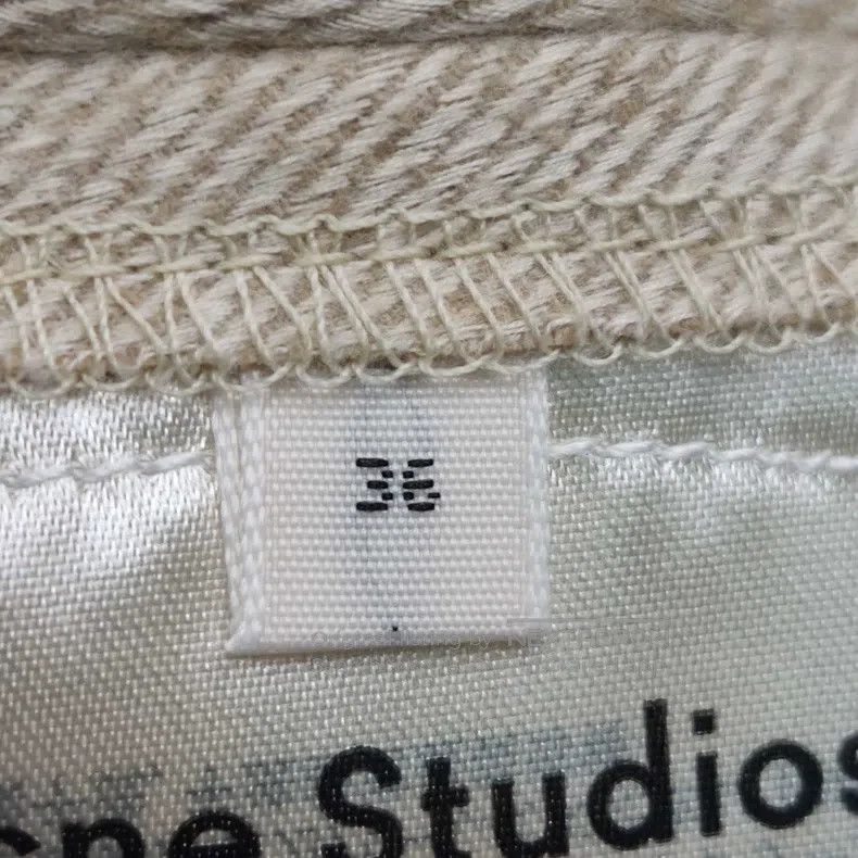 Acne Studios Acne Studios 100% Cotton Topstitch Decorated Midi Skirt Size 35" - 4 Thumbnail