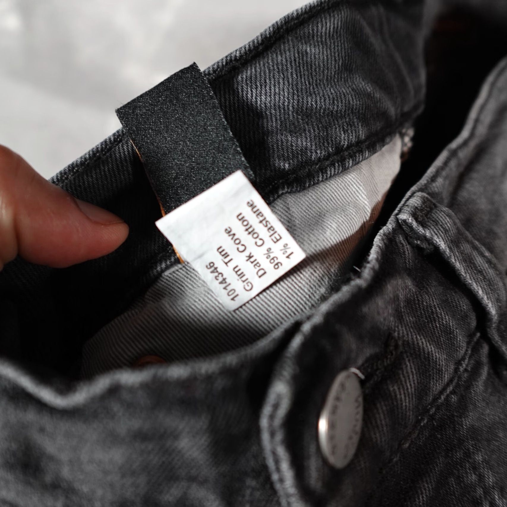 Nudie Jeans Nudie Jeans Grim Tim Gray Skinny Jeans Womens 30 Waist 24.5 Inseam Mid Rise Button Fly Size 30" / US 8 / IT 44 - 5 Thumbnail