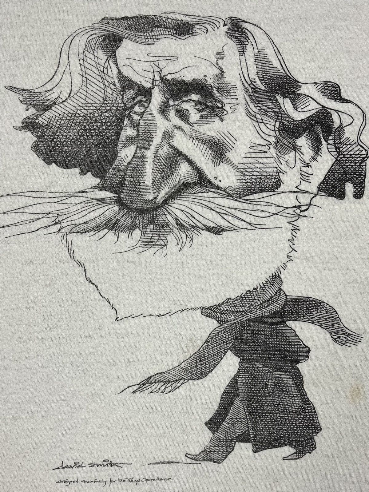 Vintage Vintage David Smith caricature graphic art tee 90’s Size US M / EU 48-50 / 2 - 4 Thumbnail