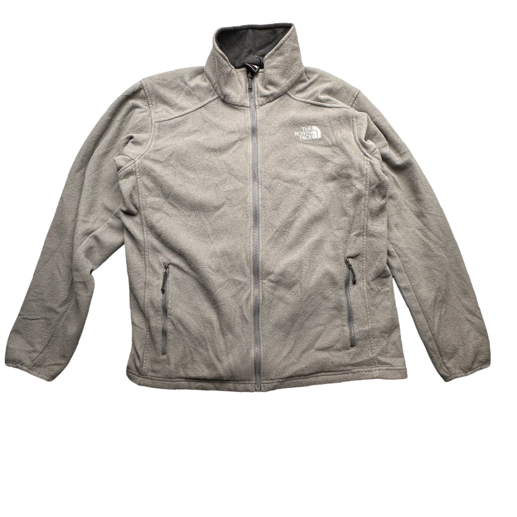 The North Face The North Face Fleece Full Zip Jacket Gray Mens L Long Sleeve Logo Zip Pocket Size US L / EU 52-54 / 3 - 2 Thumbnail