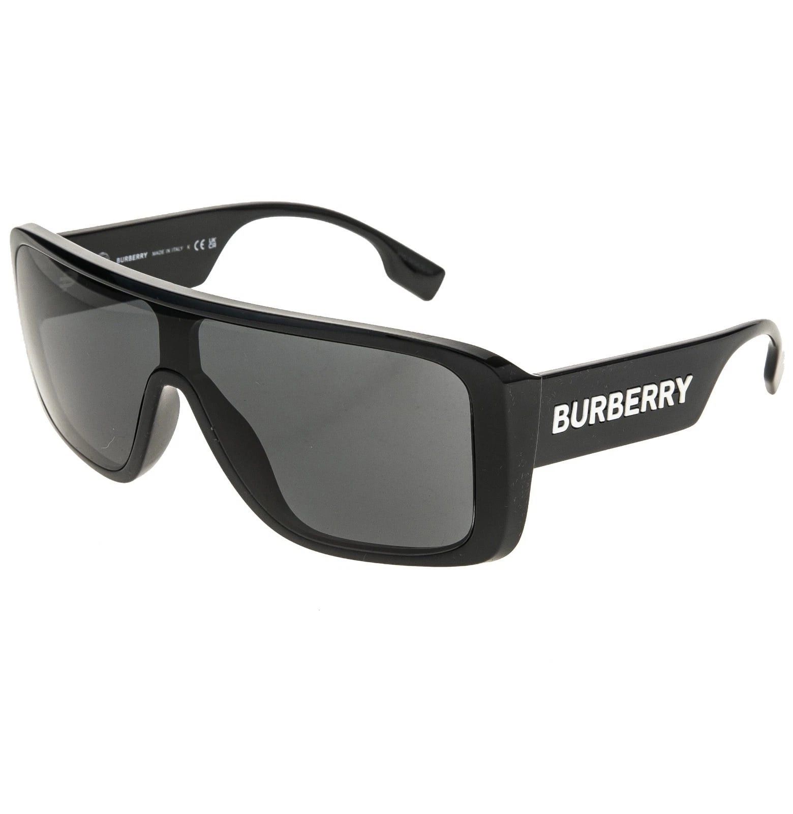 Burberry BURBERRY 4401 URBAN BE4401U Black Bold Logo Wrap Mask Size ONE SIZE - 4 Thumbnail