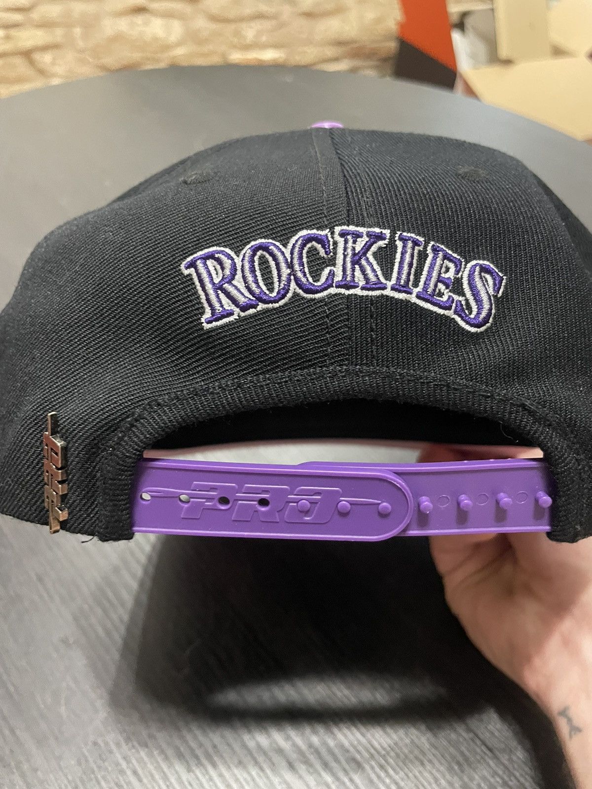 Pro Standard Pro Standard CO Rockies Snapback Black Purple Pink Under Size ONE SIZE - 2 Thumbnail