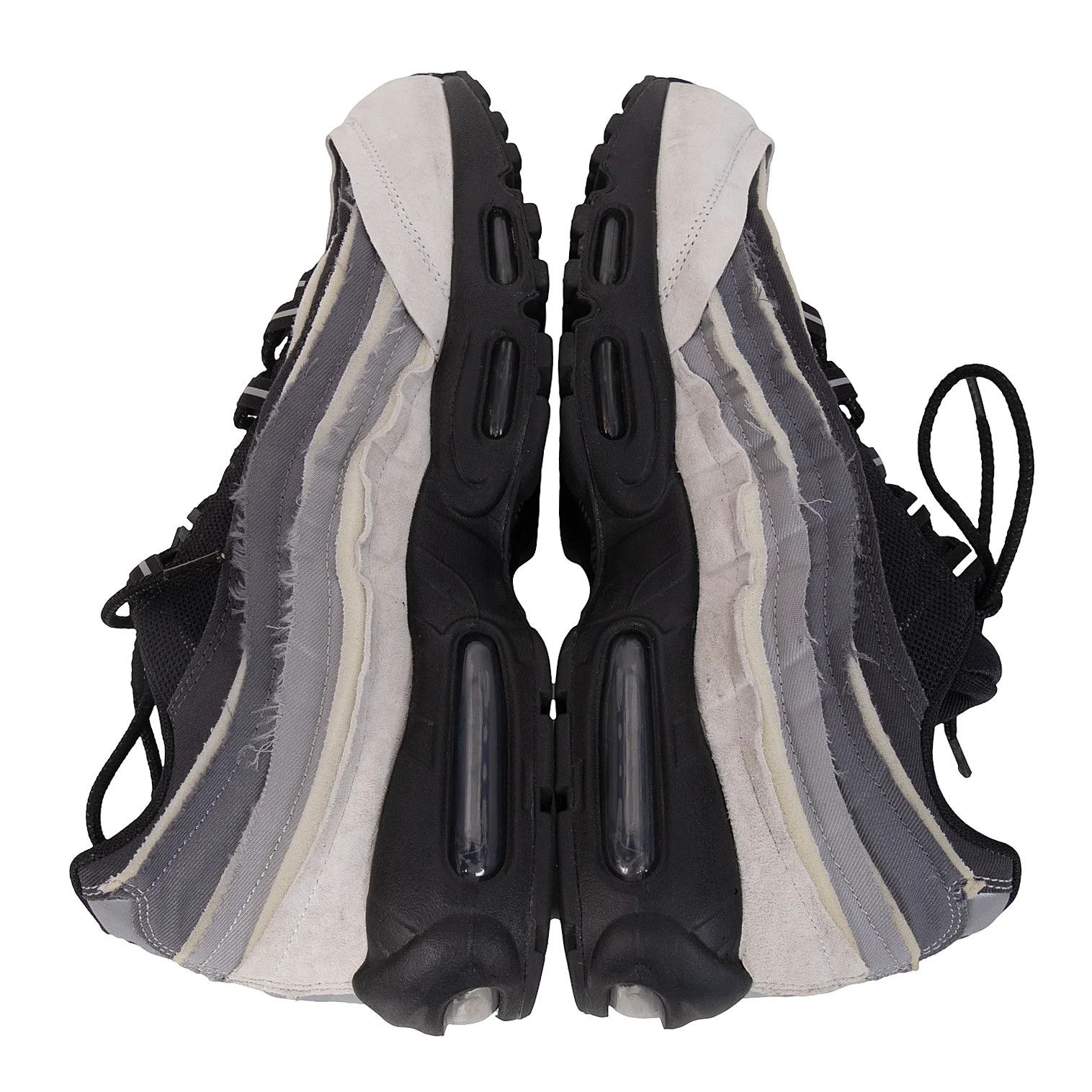 Comme des Garcons Homme Plus Nike Air Max 95 Sneakers in Gray and Black Size 28 Size US 12 / EU 45 - 9 Thumbnail