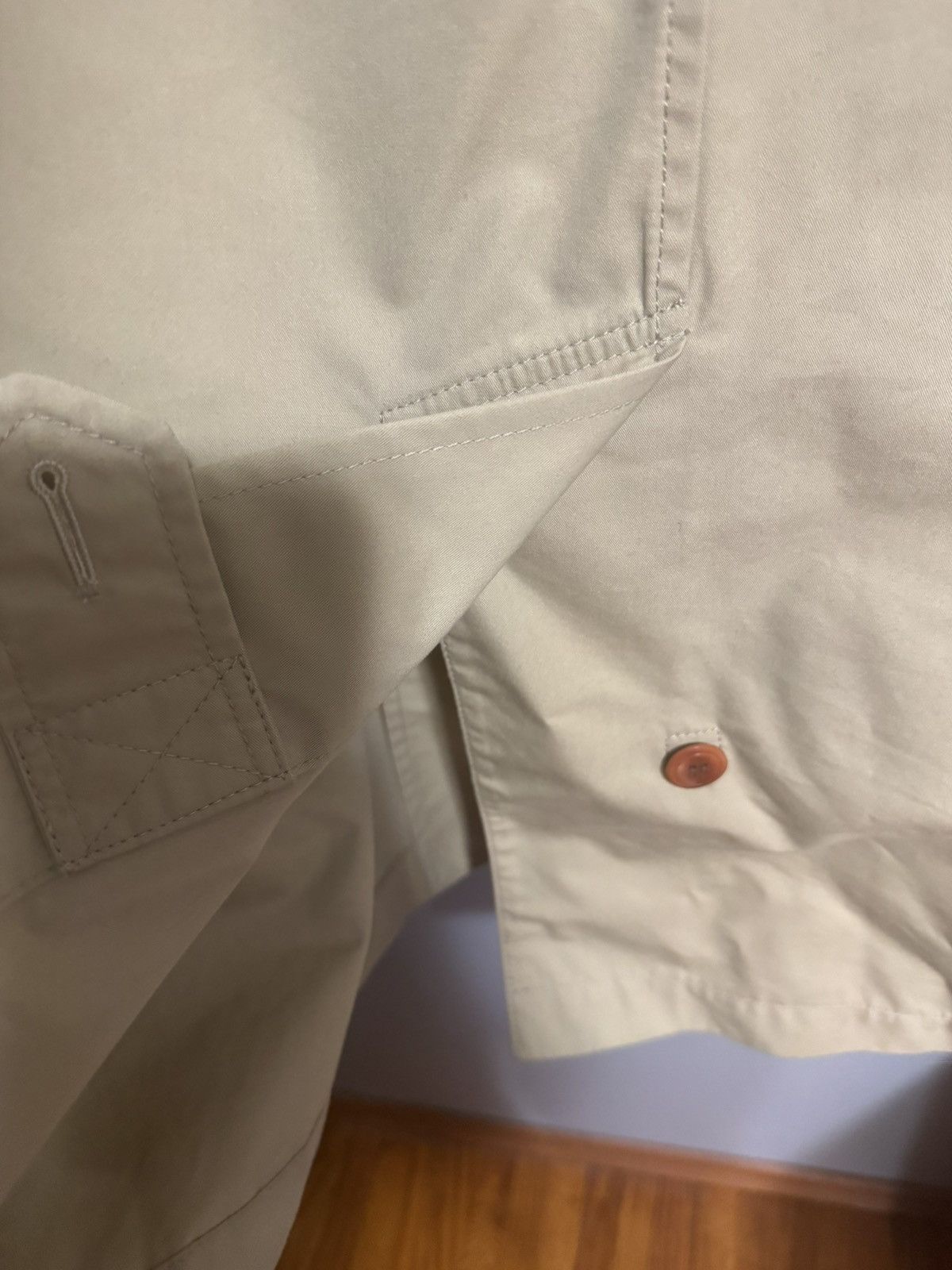 Comme des Garcons eYe Junya Watanabe Comme Des Garcons Twill Beige Rain Jacket Size US M / EU 48-50 / 2 - 10 Thumbnail