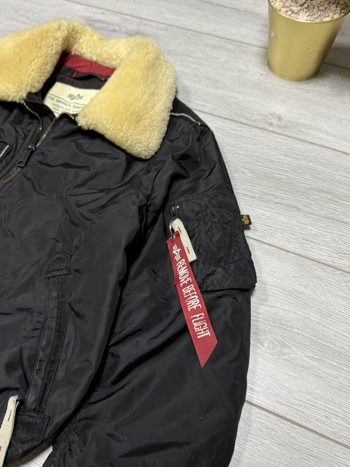 Alpha Industries Alpha Industries fur bomber zip jacket Size US M / EU 48-50 / 2 - 3 Thumbnail