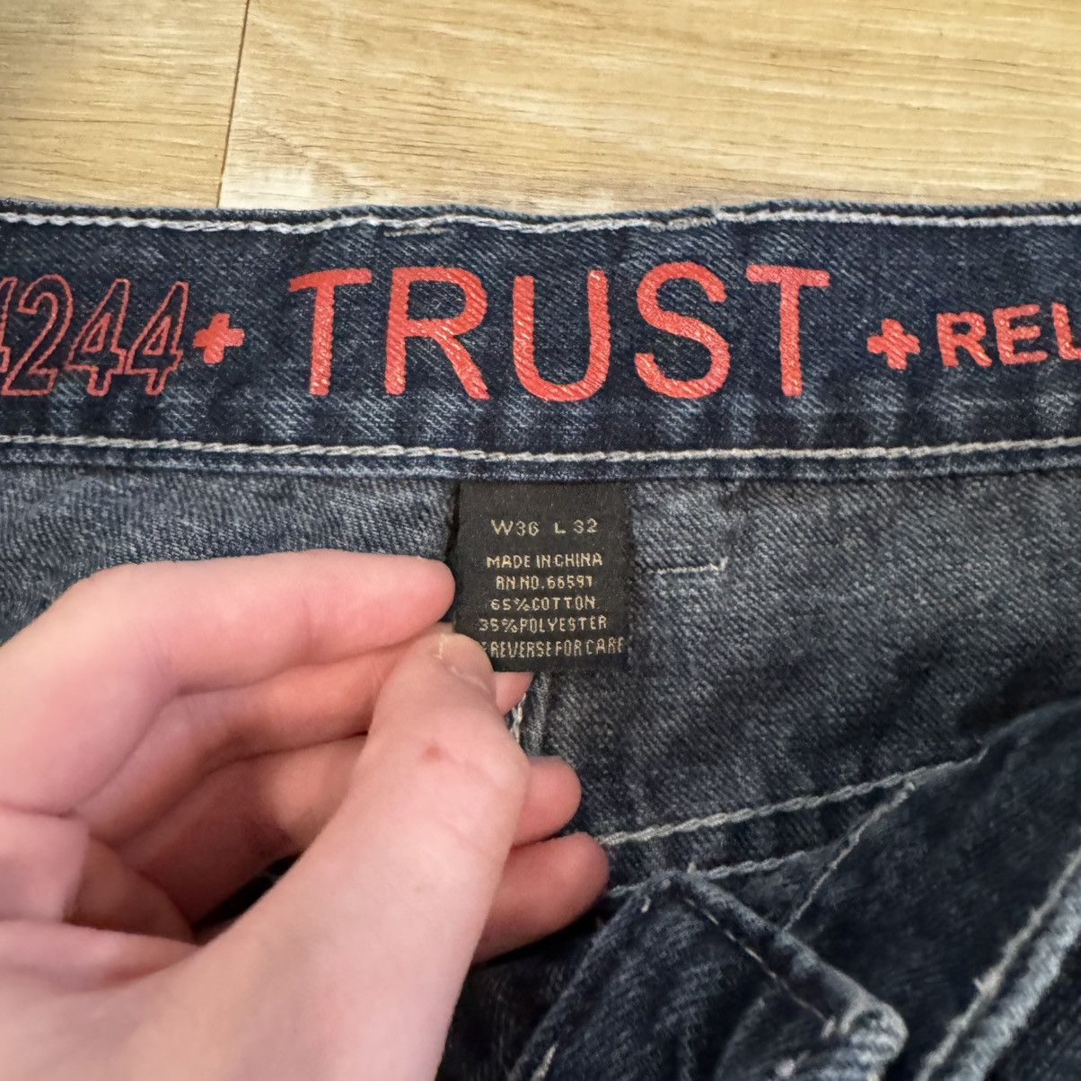 Other Trust vitnage jeans Size US 36 / EU 52 - 3 Thumbnail
