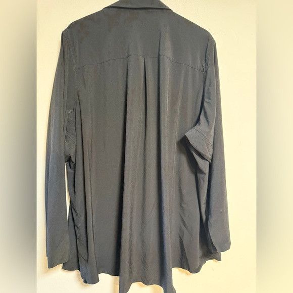 Athleta Athleta Women’s Oversized Button-Up Shirt Black Size 3X Size 3XL / US 20-22 - 3 Thumbnail