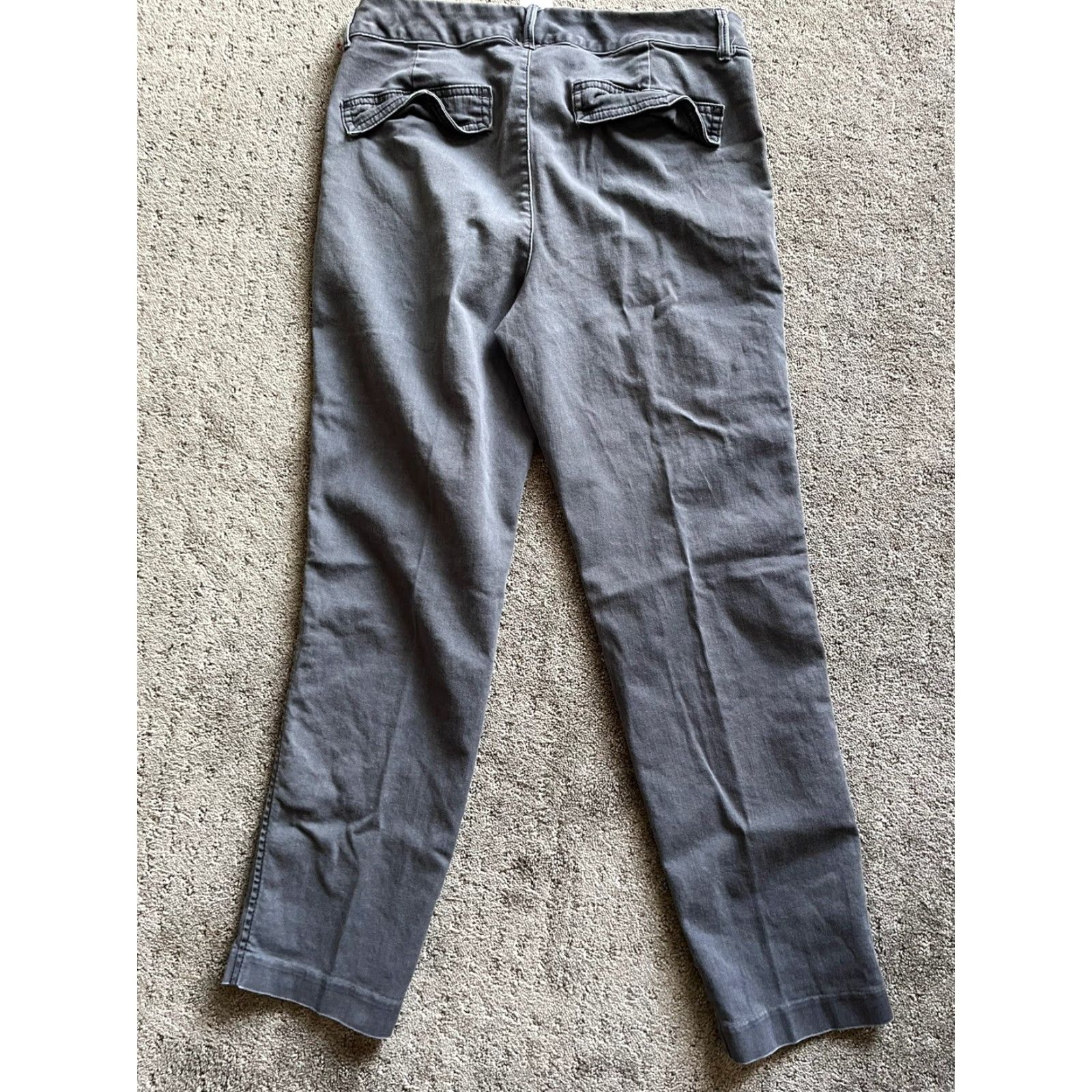 Old Navy VINTAGE Old Navy Pixie Ankle Pants Women Size 6 Gray High Rise Slim Pockets 90s Womens Size 28" / US 6 / IT 42 - 3 Thumbnail