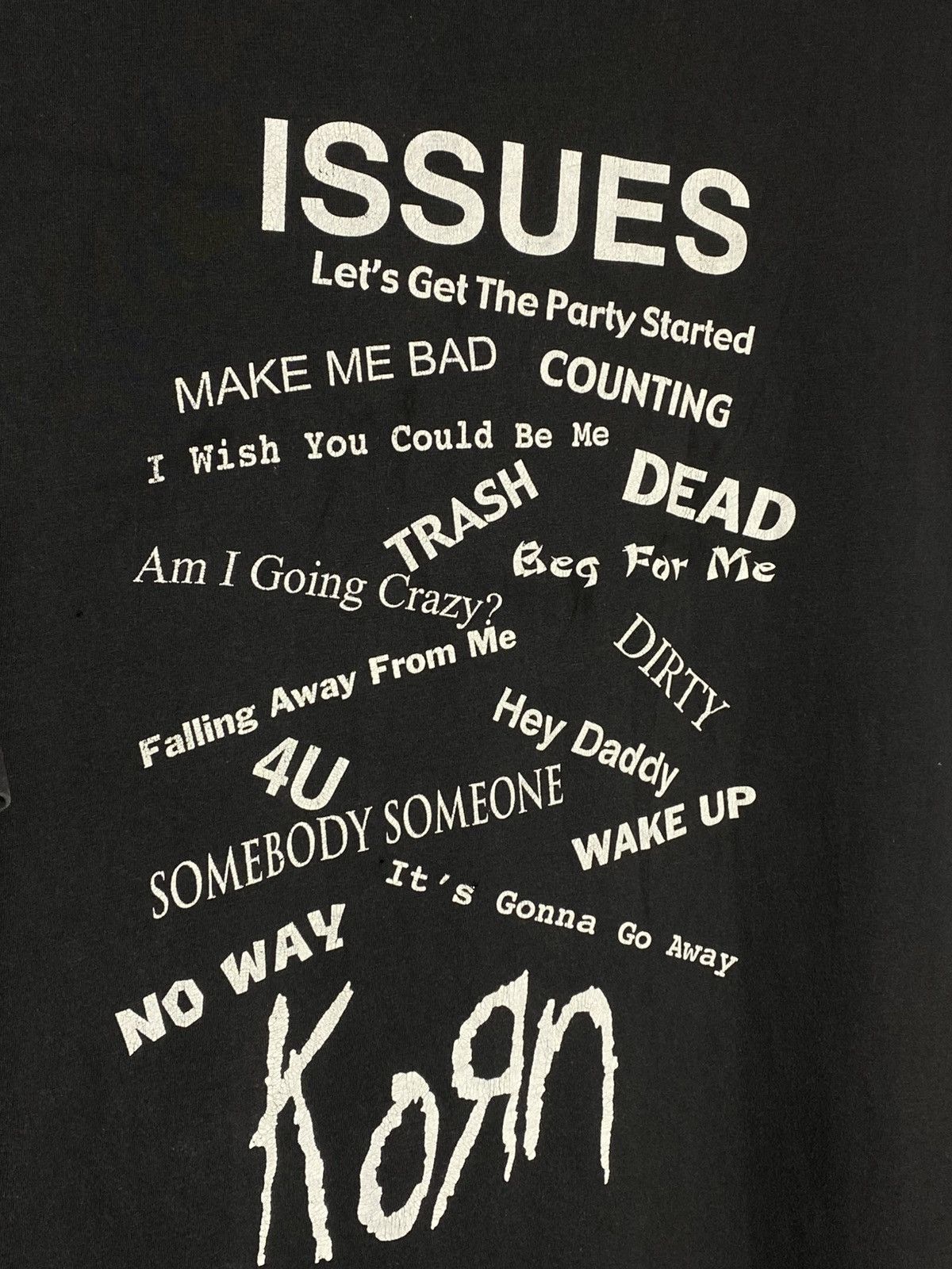 Band Tees Korn Issues Rock Metal Band T-shirt Rare Vintage 90s Size US L / EU 52-54 / 3 - 12 Thumbnail