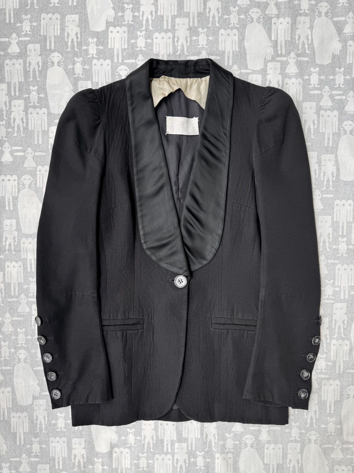 Maison Margiela Maison Martin Margiela AW90 Cigarette Shoulder Tuxedo Blazer