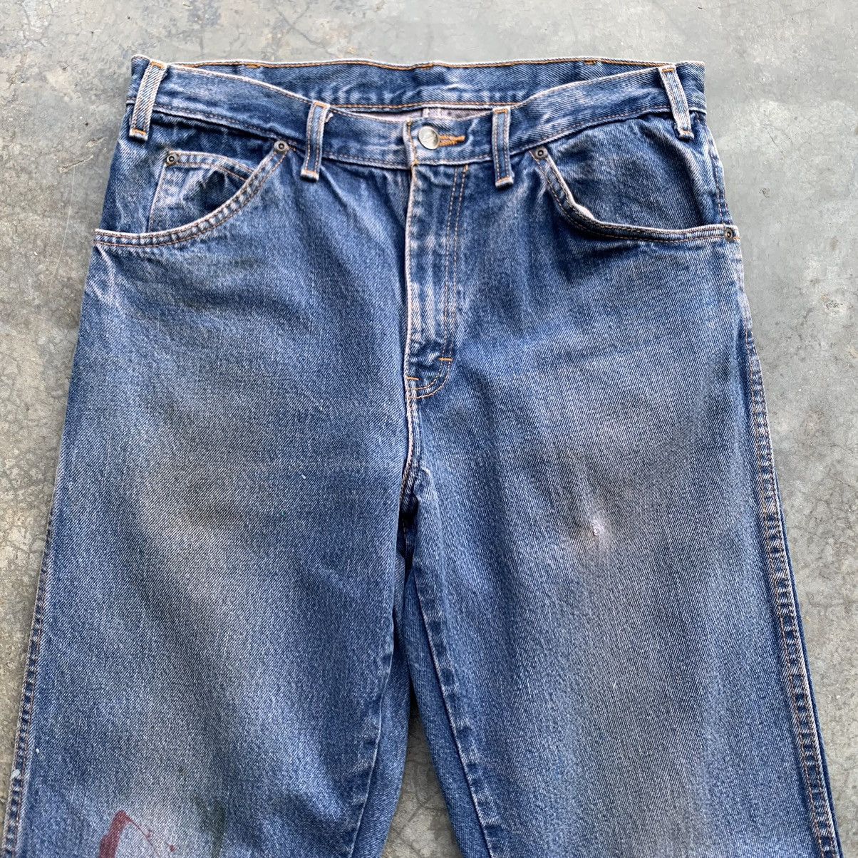 Dickies Vintage Dickies Dirty Denim Jeans Size 33x34 Size US 33 - 3 Thumbnail