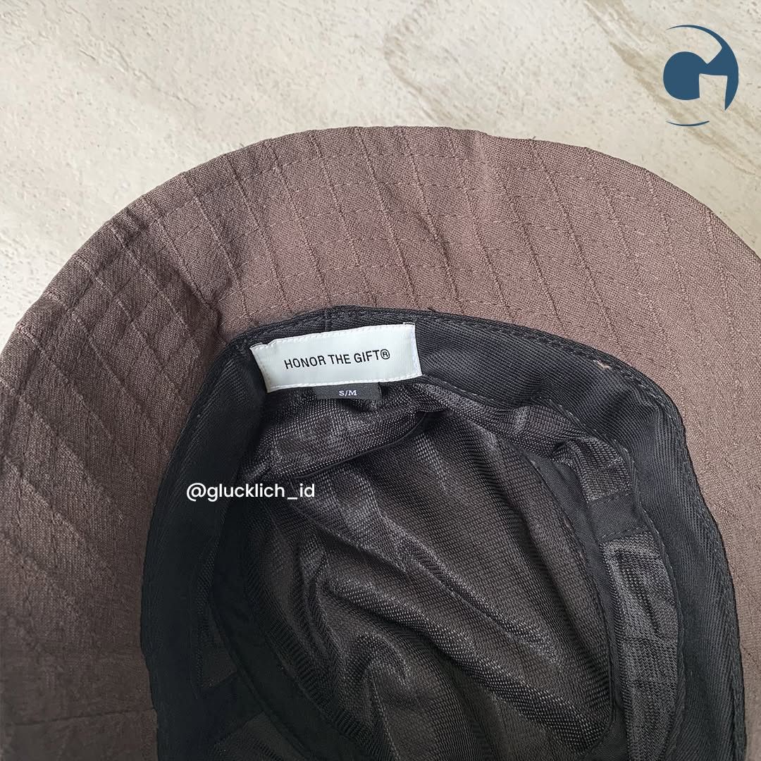 Honor the Gift Honor The Gift, Retro Bucket Hat in Dark Brown Hat Size ONE SIZE - 5 Thumbnail