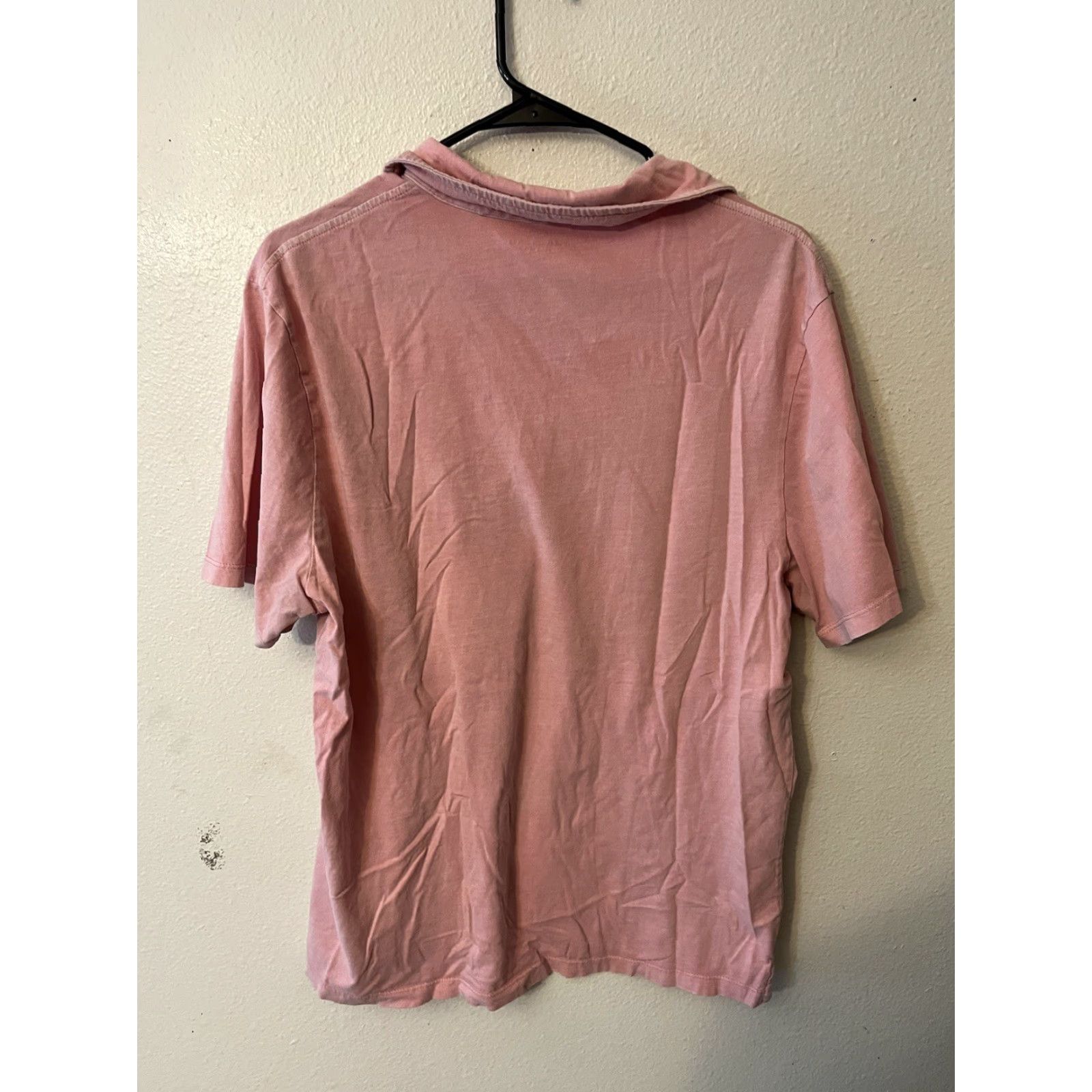 Vineyard Vines Vineyard Vines Polo Men Solid Short Sleeve Pink Shirt Size US L / EU 52-54 / 3 - 3 Thumbnail