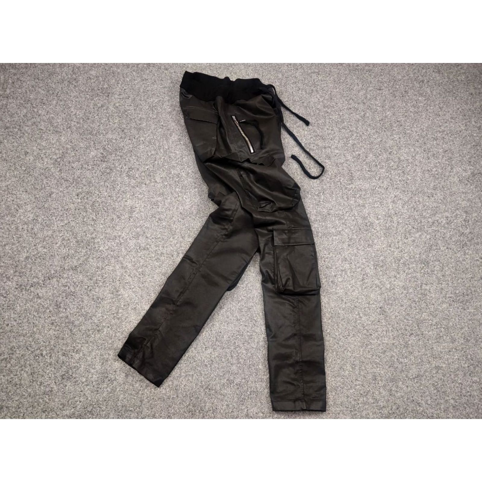 Vagabond Vagabond Black Slim Cargo Pants Rick Owens Style Mens Regular Size US 33 - 2 Thumbnail