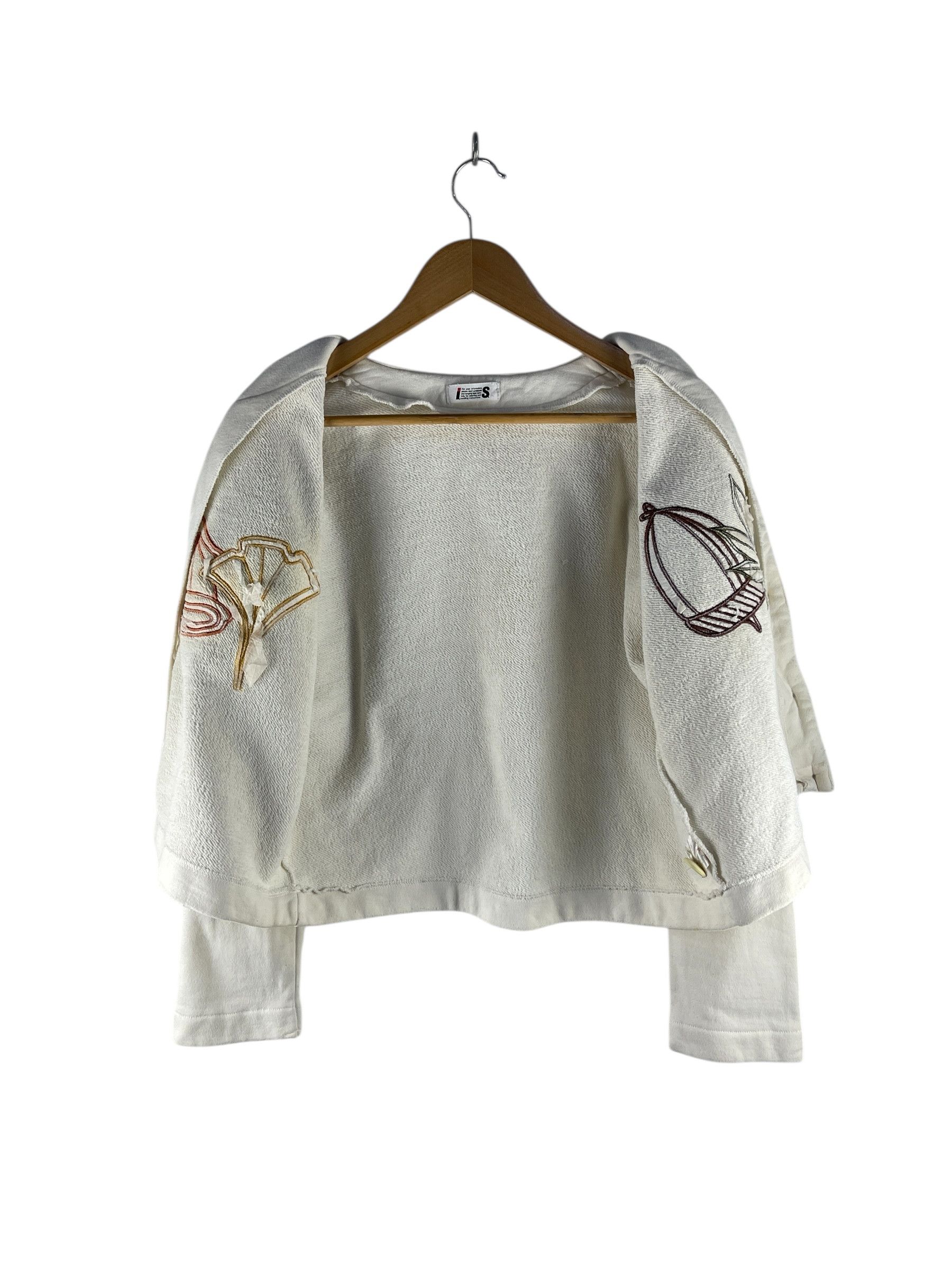 Issey Miyake Issey Miyake Leaf and Acorn Knitted Cardigan Size S / US 4 / IT 40 - 3 Thumbnail
