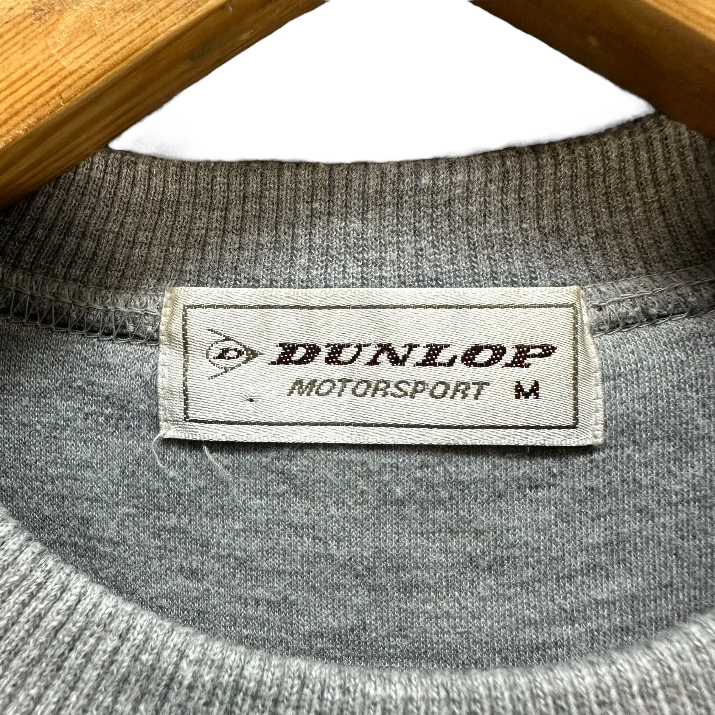 Dunlop Vintage 90's DUNLOP MOTORSPORT Crewneck Sweatshirt #A4-0082 Size US M / EU 48-50 / 2 - 7 Thumbnail