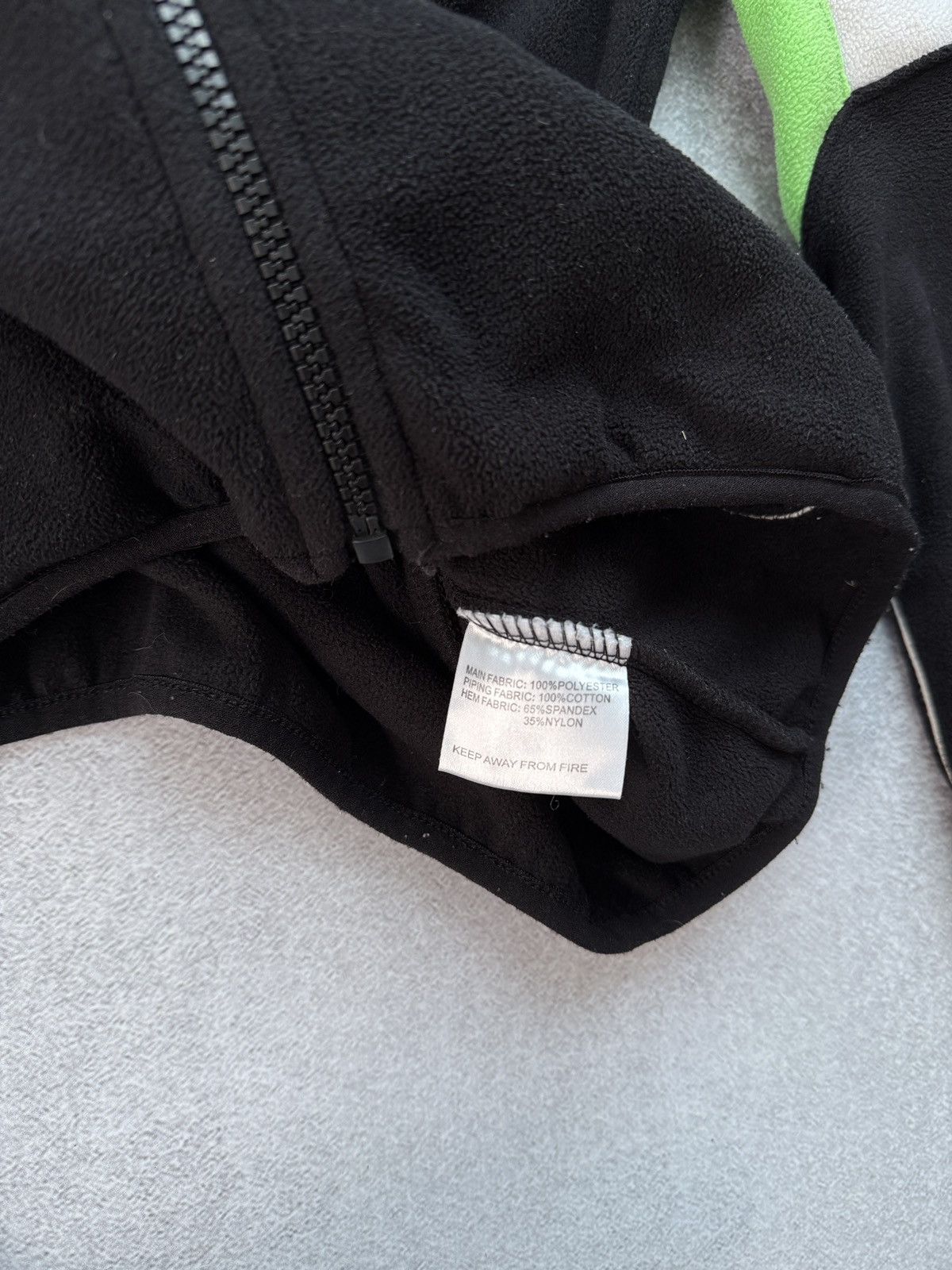 NASCAR KAWASAKI RACING NASCAR MOTO FLEECE MSS RETRO RARE Y2K BLACK Size US S / EU 44-46 / 1 - 9 Thumbnail
