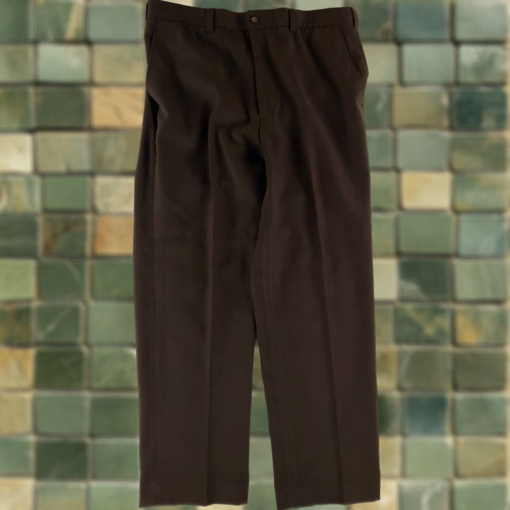 Balmain Balmain Dress Pants Brown Mens 37 Regular 31x37 Inseam 31 38? Wait. Size US 37 - 1 Thumbnail