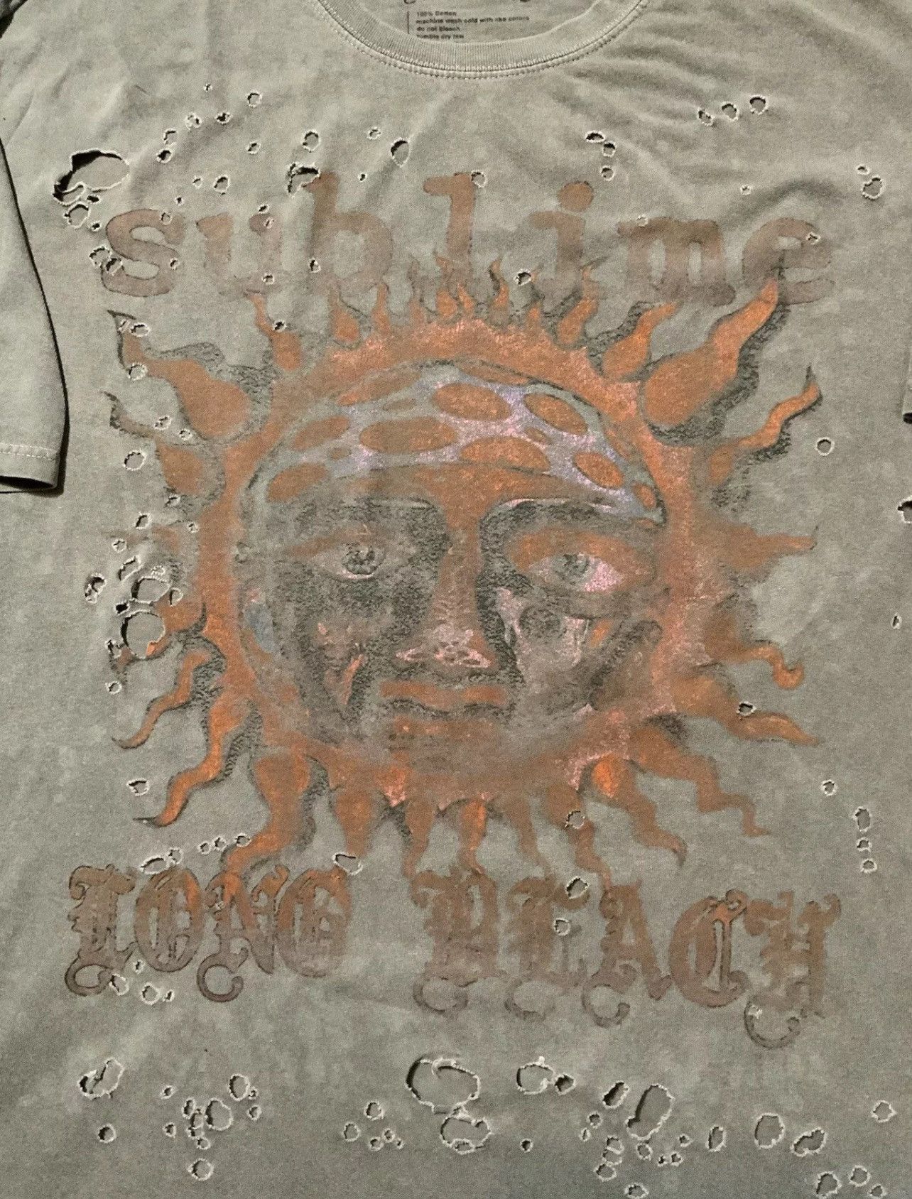 Band Tees × Sublime Sublime 2022 40oz To Freedom Sun Ska Punk Rock Band T-Shirt Size US XL / EU 56 / 4 - 5 Thumbnail