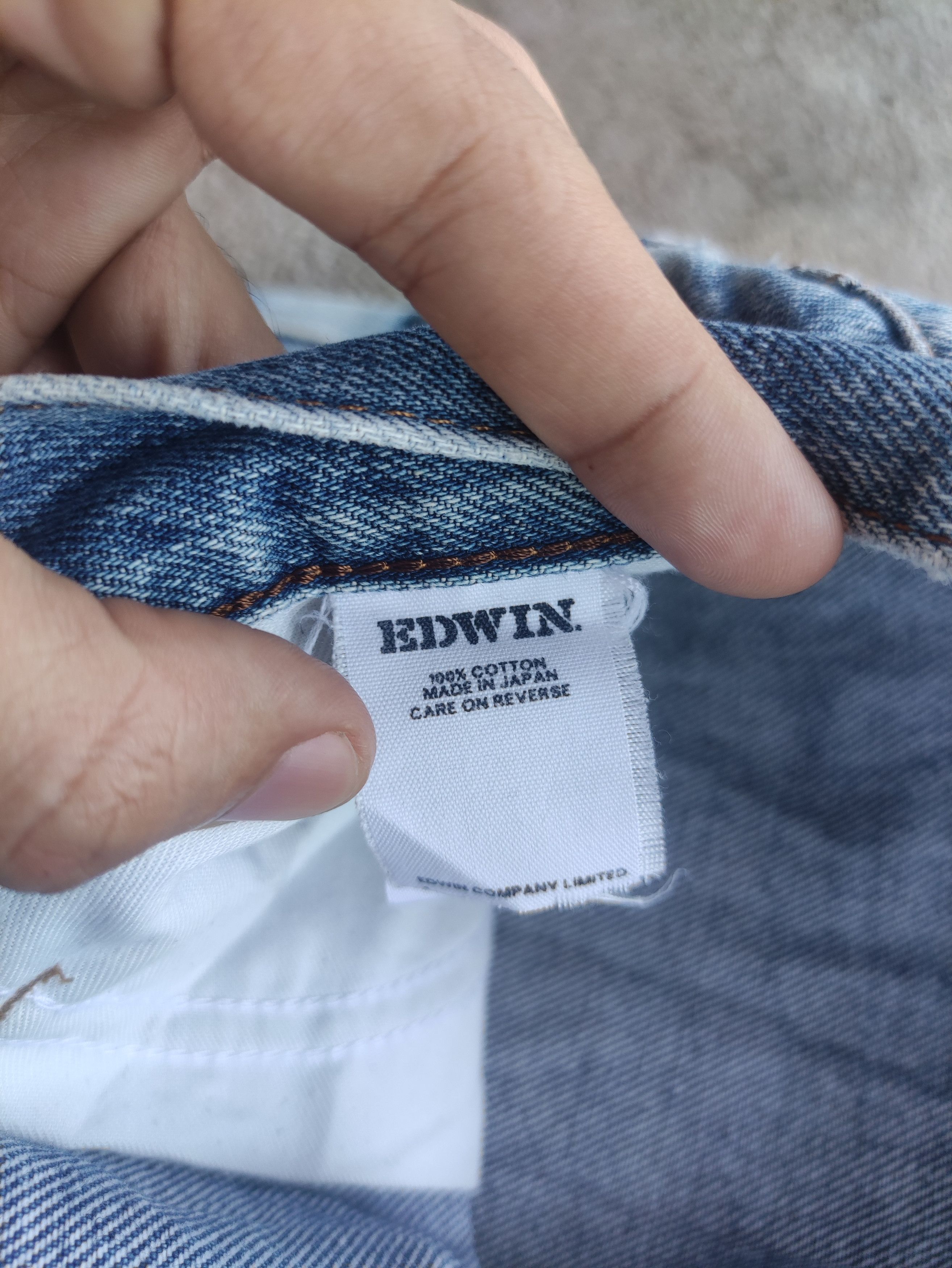Edwin Vintage Edwin Japan Micro Flare Distressed Jean Size US 32 / EU 48 - 7 Thumbnail