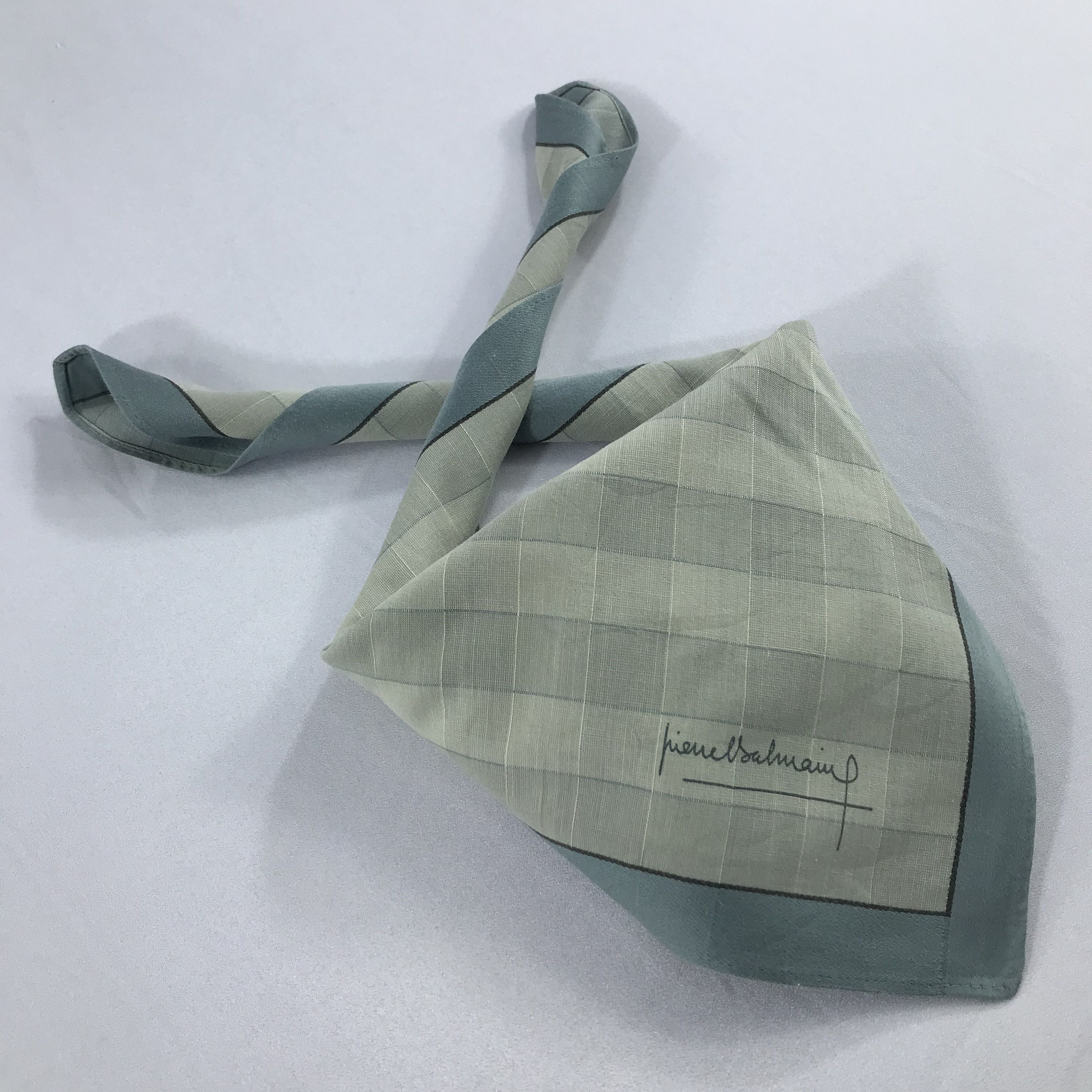 Pierre Balmain × Vintage Pierre Balmain Bandana / Handkerchief / Neckerchief - S1979 Size ONE SIZE - 4 Thumbnail