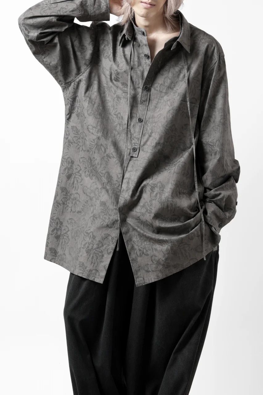 Y's for Men Yohji Yamamoto Y's for men - FLORAL JACQUARD SHIRT Size US L / EU 52-54 / 3 - 9 Thumbnail