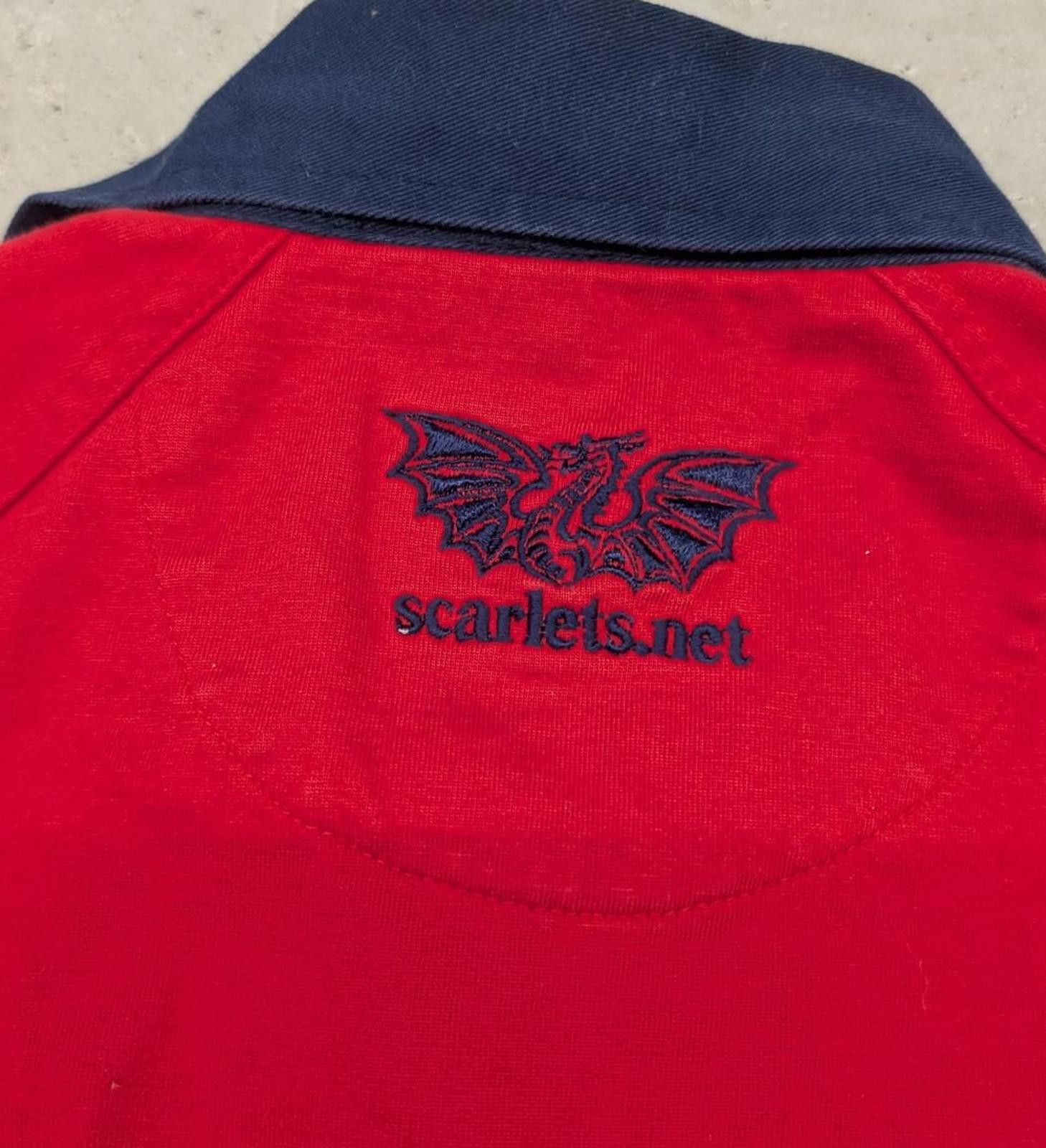 Vintage Llanelli RFC SCARLETS RUGBY Away Jersey KOOGA 2000-2002 Size US M / EU 48-50 / 2 - 5 Thumbnail