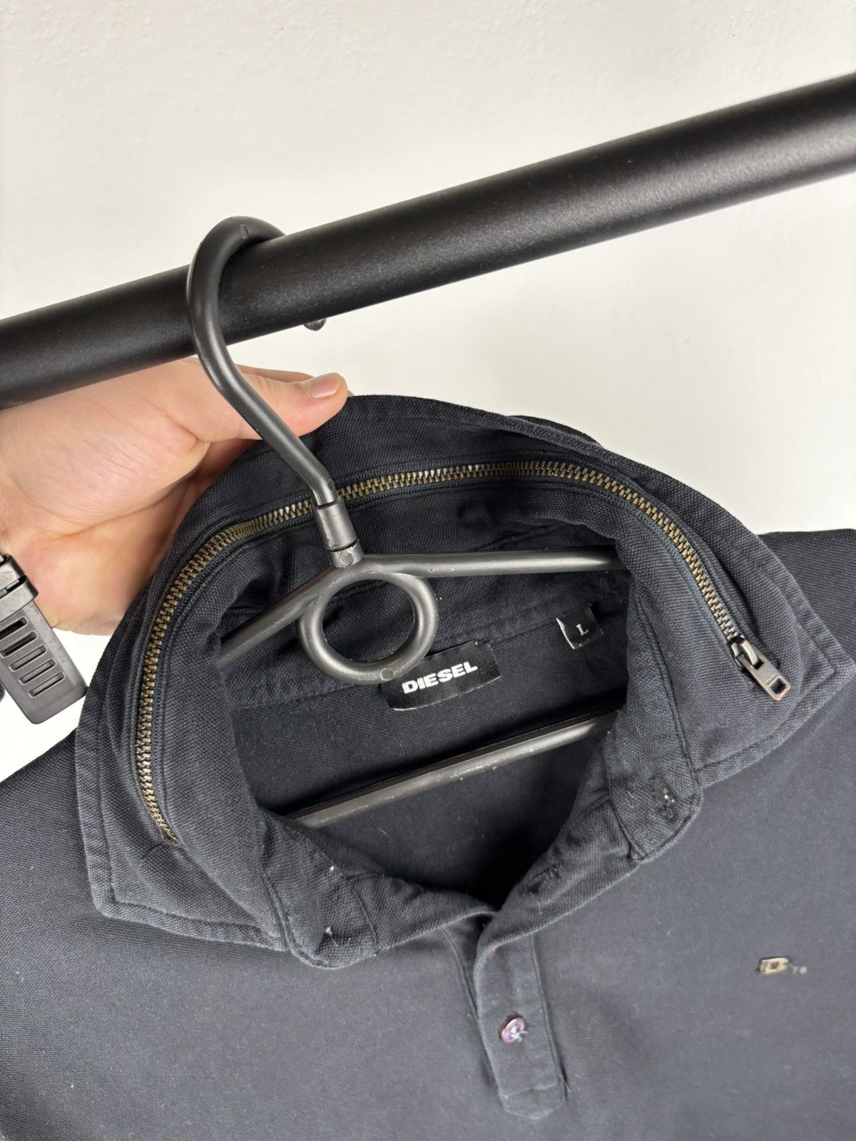 Diesel × Vintage Diesel Vintage Polo Black Small Logo size L Size US L / EU 52-54 / 3 - 4 Thumbnail