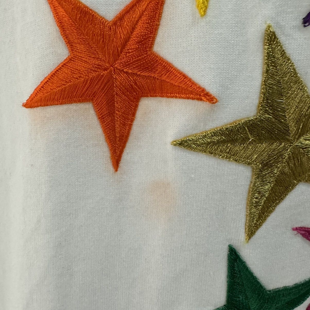 Vintage Vintage Nautical Stars Embroidery Tee Size US M / EU 48-50 / 2 - 6 Thumbnail