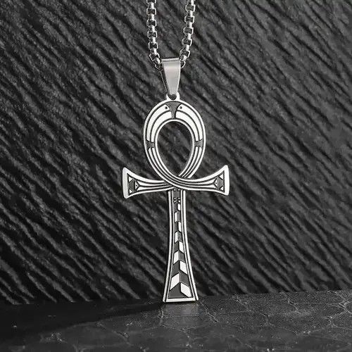 Jewelry Egypt Ankh Cross Key of Life Pendant Necklace Size ONE SIZE - 2 Thumbnail