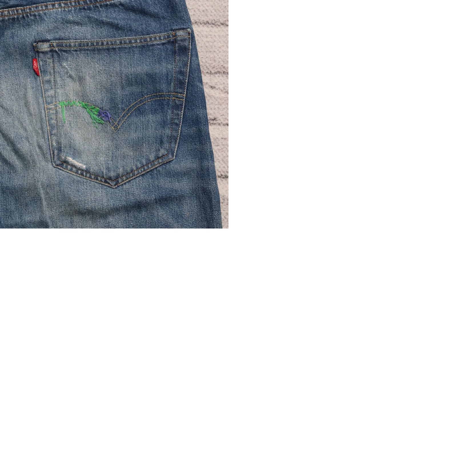 Levi's VINTAGE Levis 501XX Big E Selvedge Denim Jeans 36 34 Medium Wash Mens Jeans Size US 36 / EU 52 - 11 Thumbnail