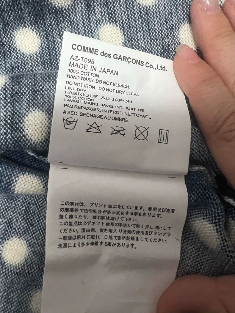 Comme des Garcons Comme Des Garcons Wool polka dot shirt 2506-Nextarrow Size US L / EU 52-54 / 3 - 5 Thumbnail