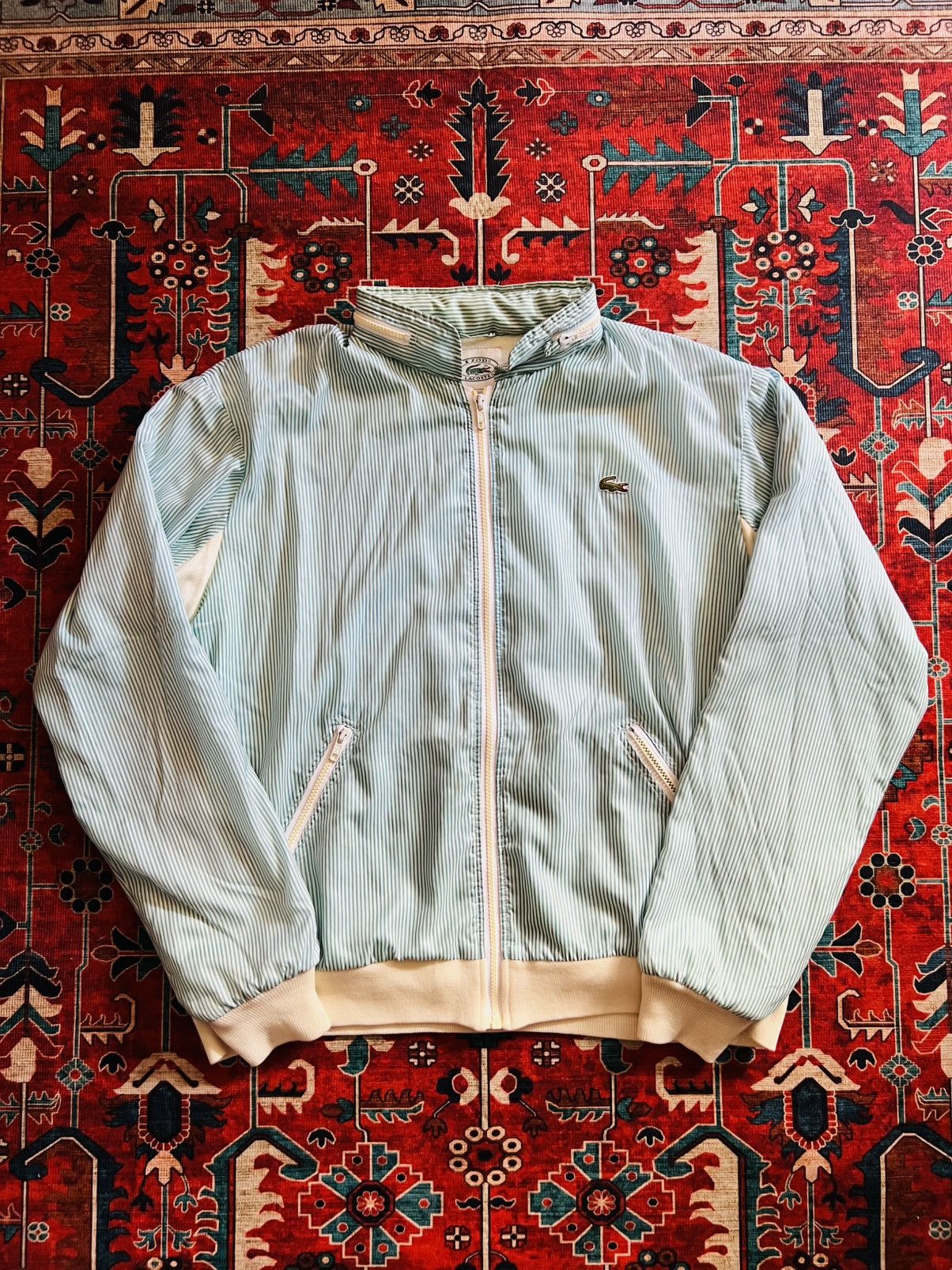 Lacoste Vintage Lacoste IZOD Candy stripe Jacket Size US L / EU 52-54 / 3 - 2 Thumbnail