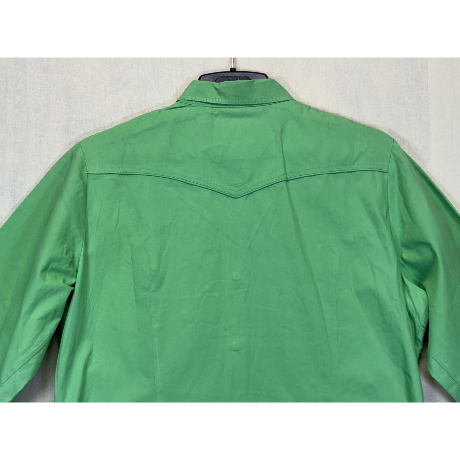 Roper Roper Green Women’s L Western Pearl Snap Shirt Long Sleeve Size L / US 10 / IT 46 - 16 Thumbnail