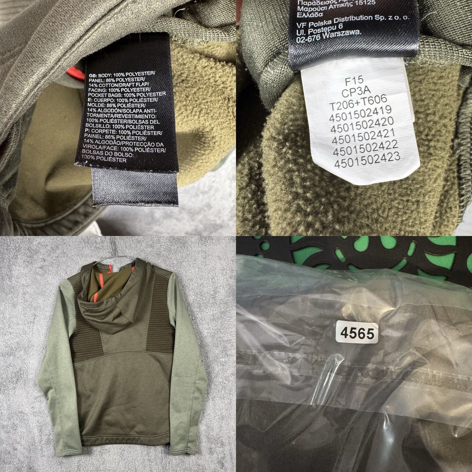 The North Face VINTAGE The North Face Hoodie Womens XS Raschel Fleece Jacket Sweatshirt Full Zip Green Size XS / US 0-2 / IT 36-38 - 9 Thumbnail