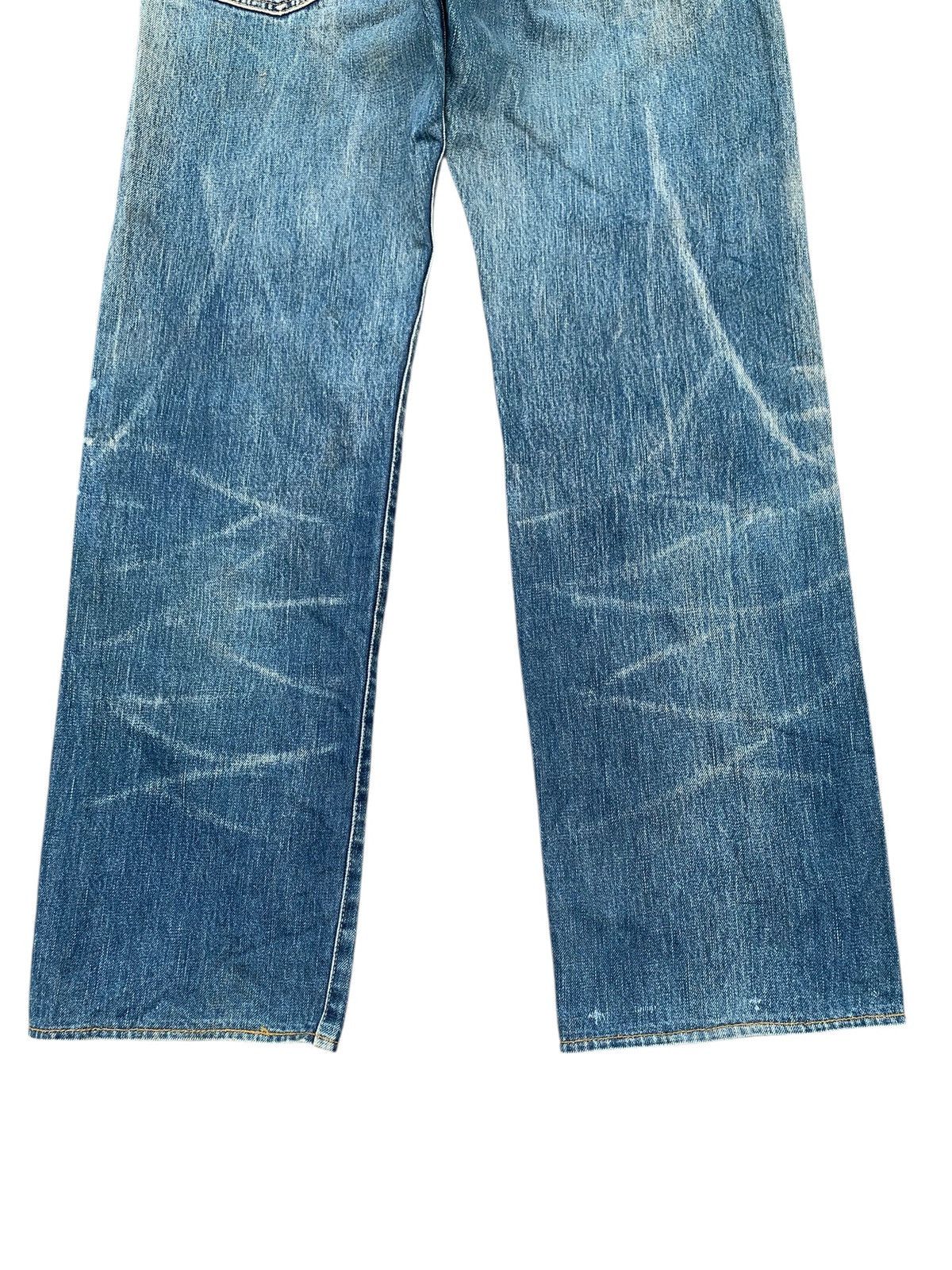 Kapital VINTAGE 45RPM SELVEDGE BUTTON FLY JAPANESE DISTRESSED DENIM Size US 31 - 9 Thumbnail