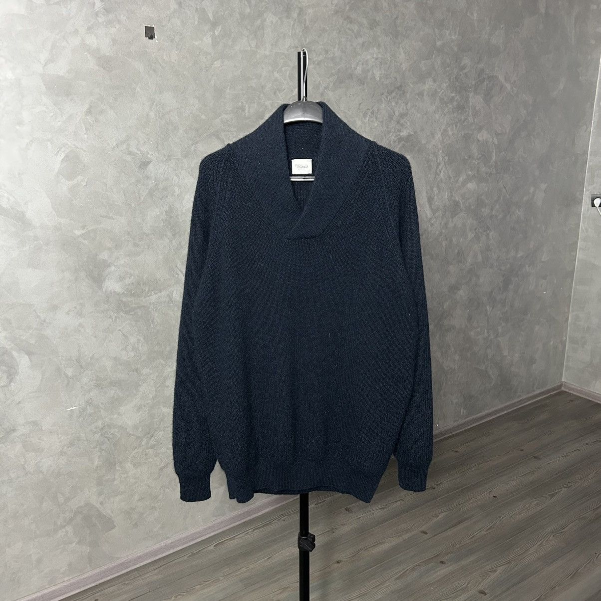 Velasca Velasca Alpaca Wool and Yak Shawl Neck Sweater Size US L / EU 52-54 / 3 - 5 Thumbnail