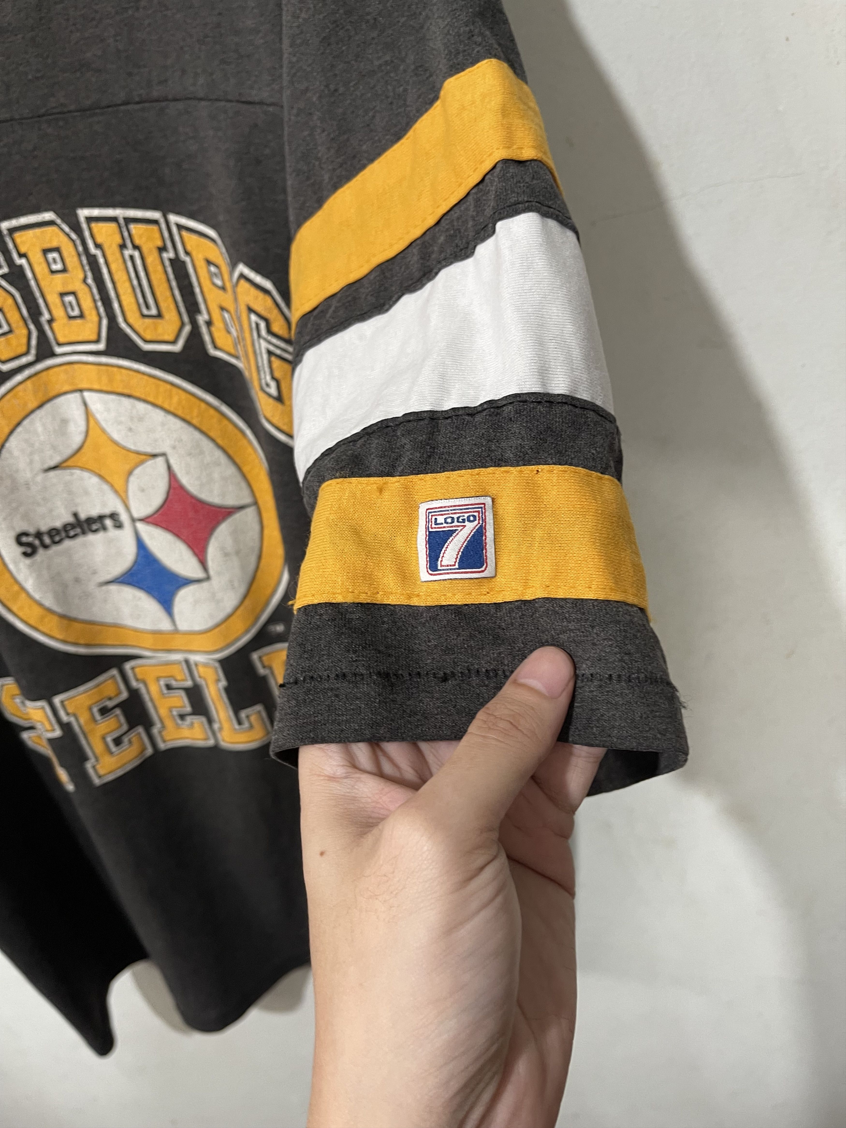 NFL × Vintage Vintage 90s Pittsburgh Steelers Jersey Size US L / EU 52-54 / 3 - 5 Thumbnail