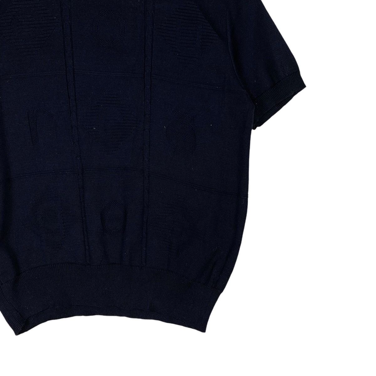 Courreges COURREGES Short Sleeve Crewneck Knitted Sweater #1226-C55 Size S / US 4 / IT 40 - 4 Thumbnail