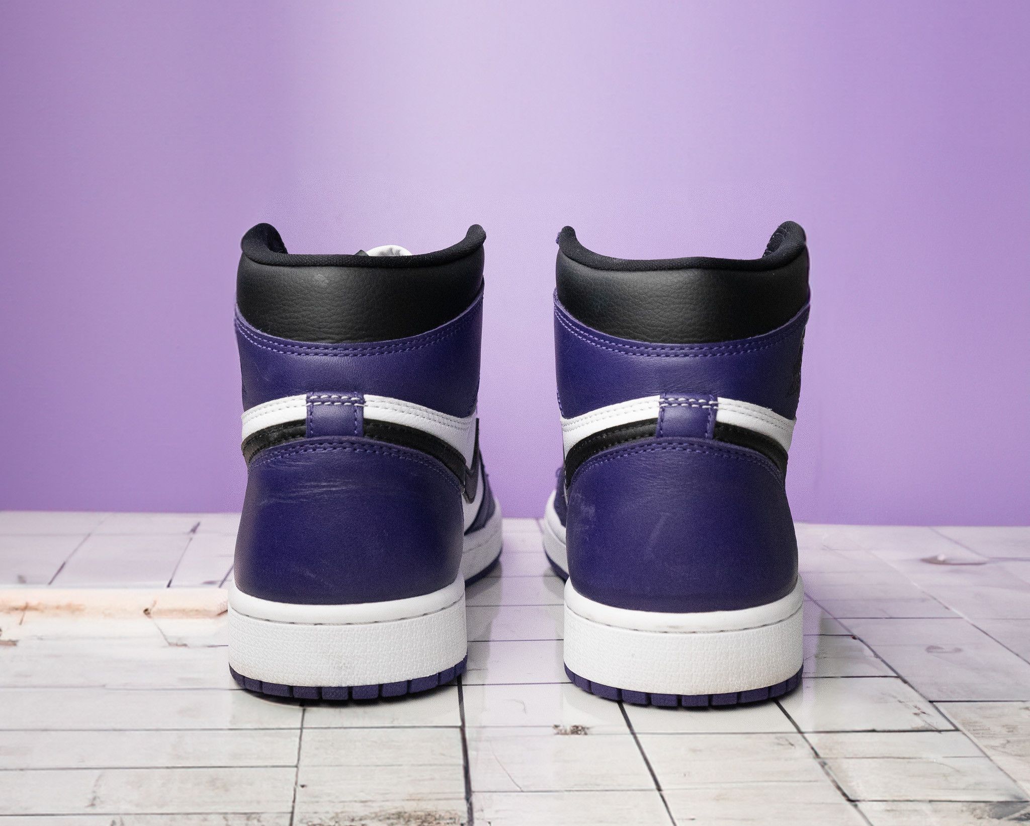 Jordan Brand Jordan 1 Retro High Court Purple White Size US 8.5 / EU 41-42 - 5 Thumbnail