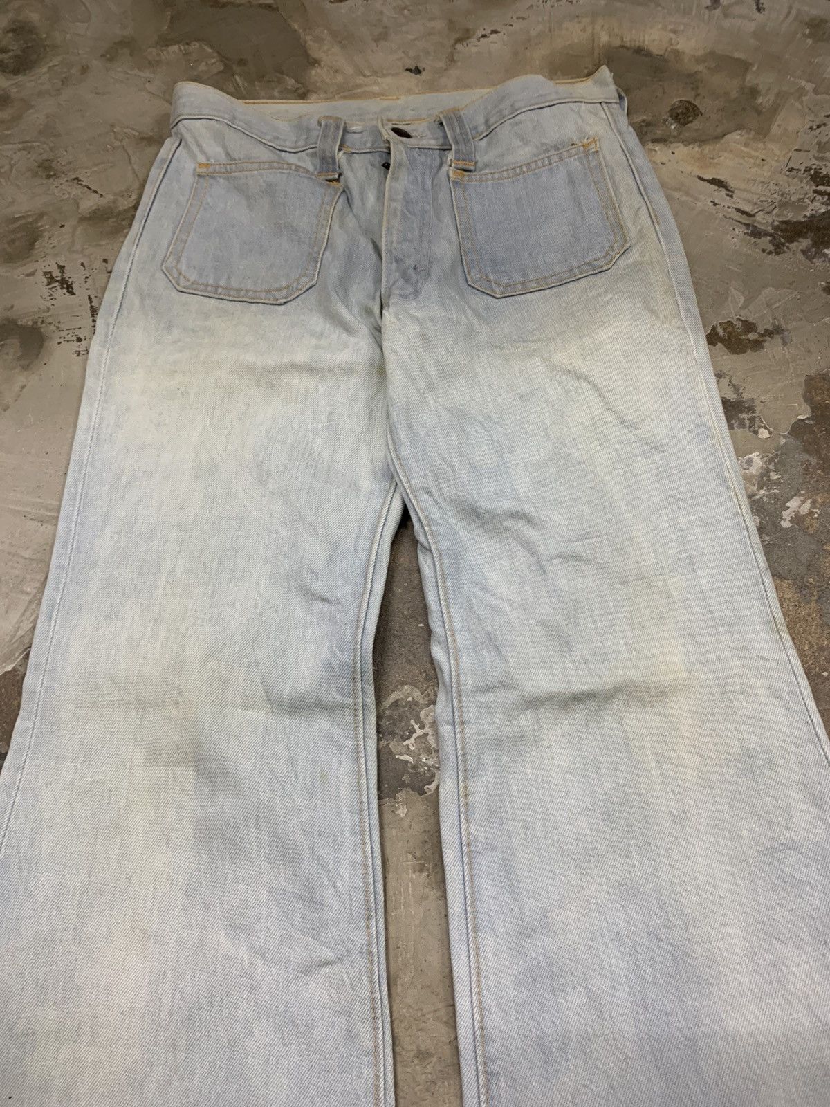 Wrangler 90s WRANGLER FLARE PANT RARE Size 29" - 6 Thumbnail
