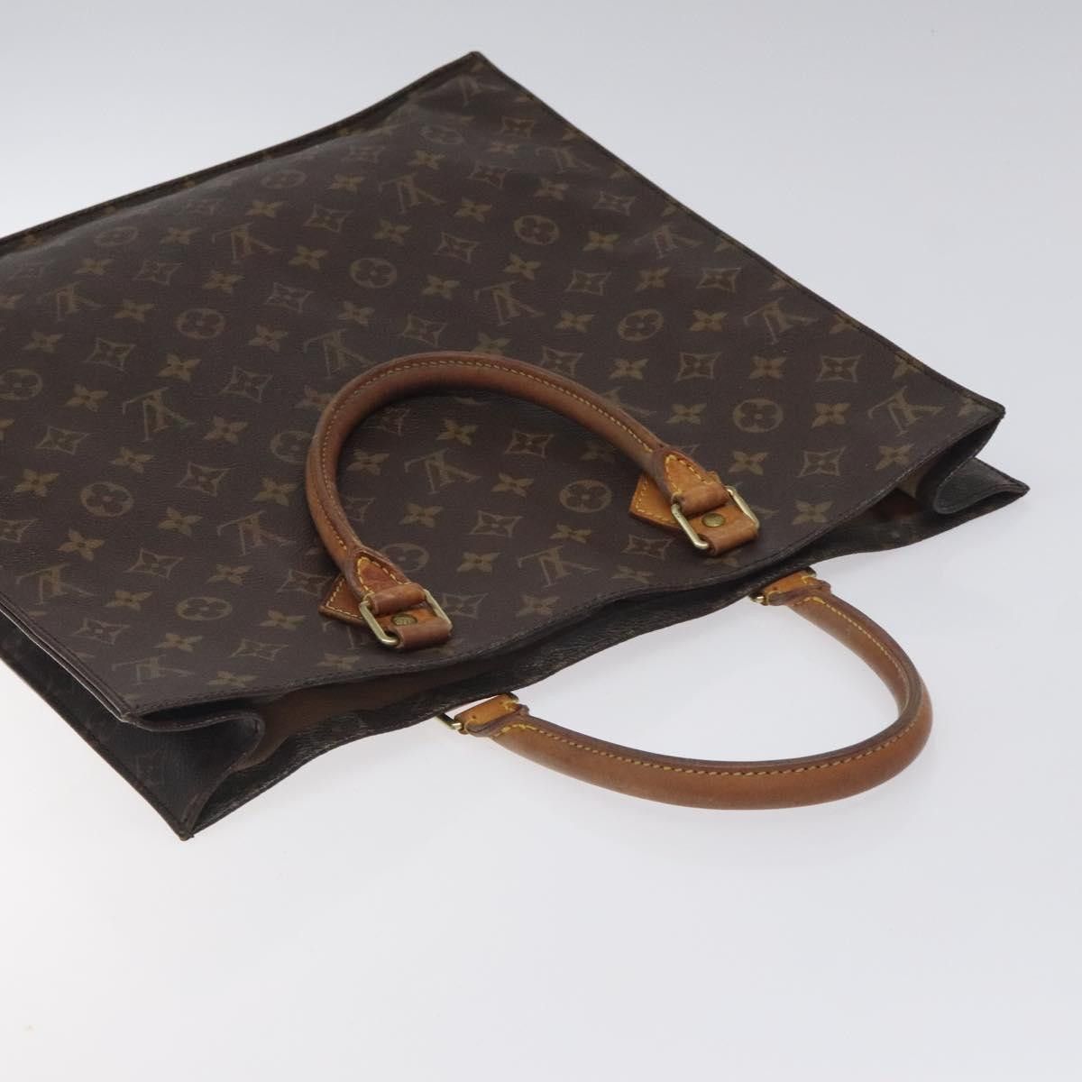 Louis Vuitton LOUIS VUITTON Monogram Sac Plat Hand Bag M51140 Size ONE SIZE - 6 Thumbnail