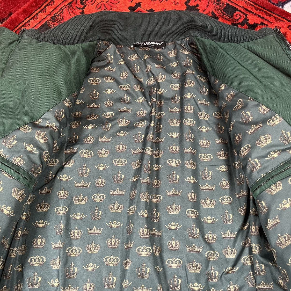 Dolce & Gabbana Warm DOLCE & GABBANA Stuffed Bomber - Puffer Green Jacket Size US L / EU 52-54 / 3 - 14 Thumbnail